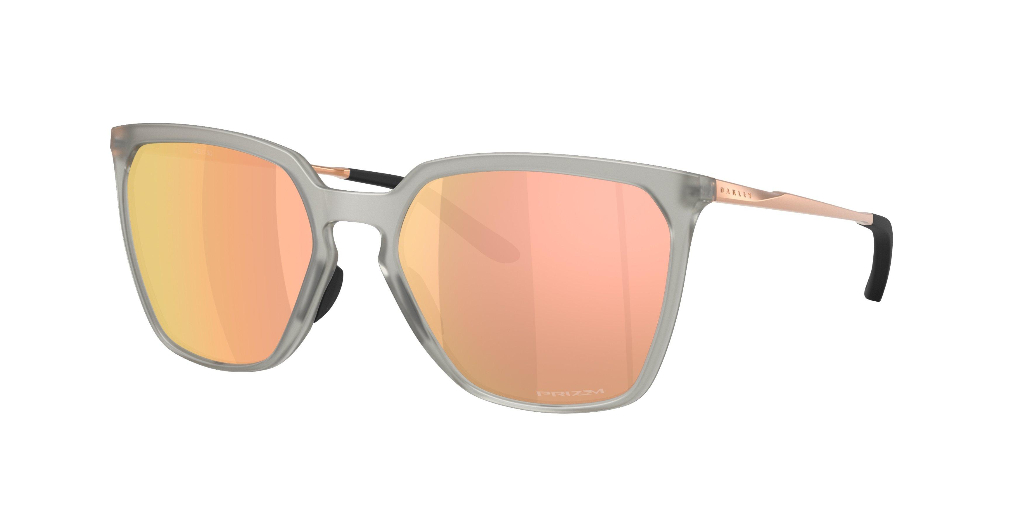 Oakley Sielo SQ Prizm Rose Gold Sunglasses - Matte Grey Ink - GREY/PINK Thumbnail View 1