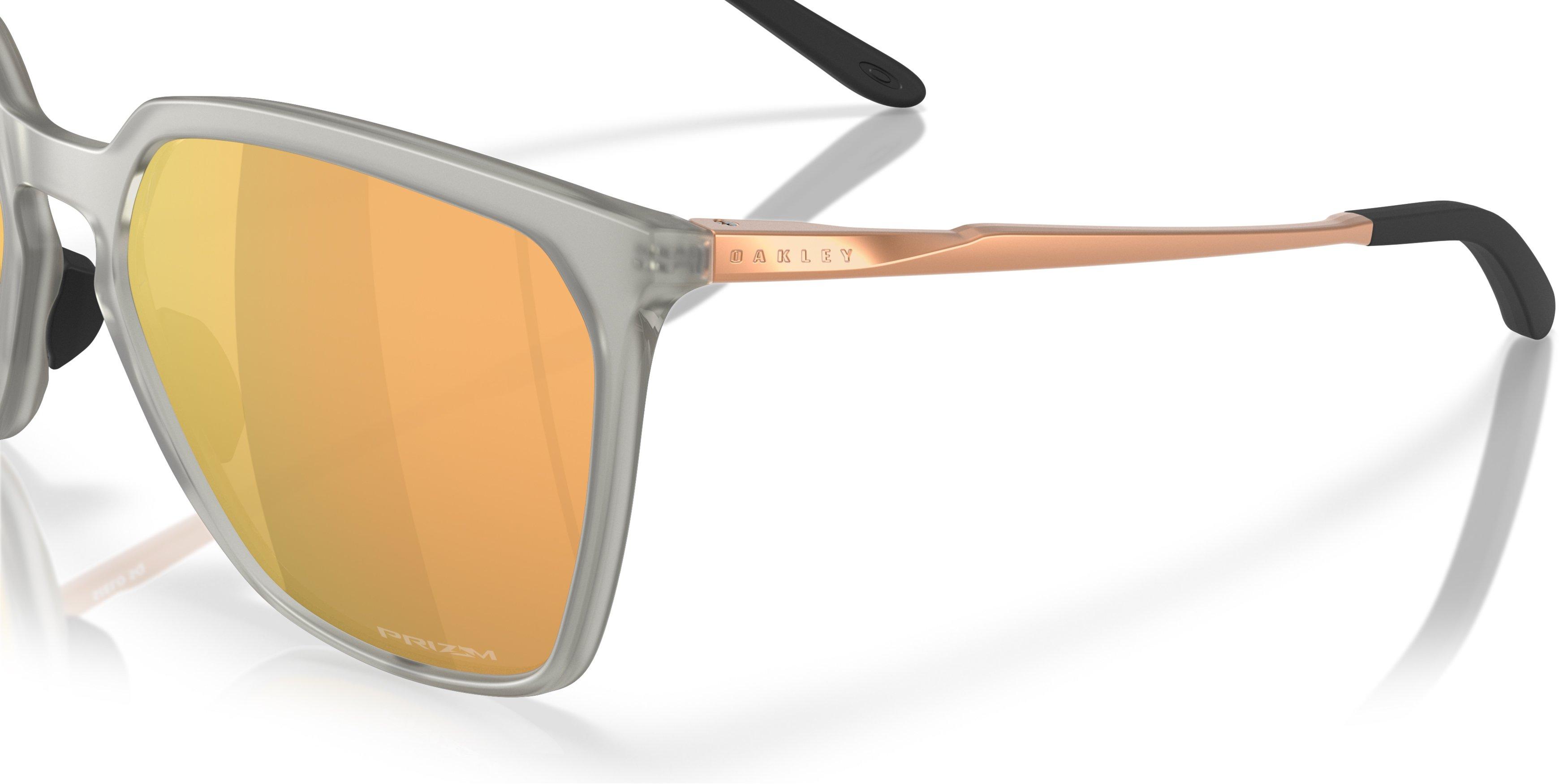 Oakley Sielo SQ Prizm Rose Gold Sunglasses - Matte Grey Ink - GREY/PINK Thumbnail View 5