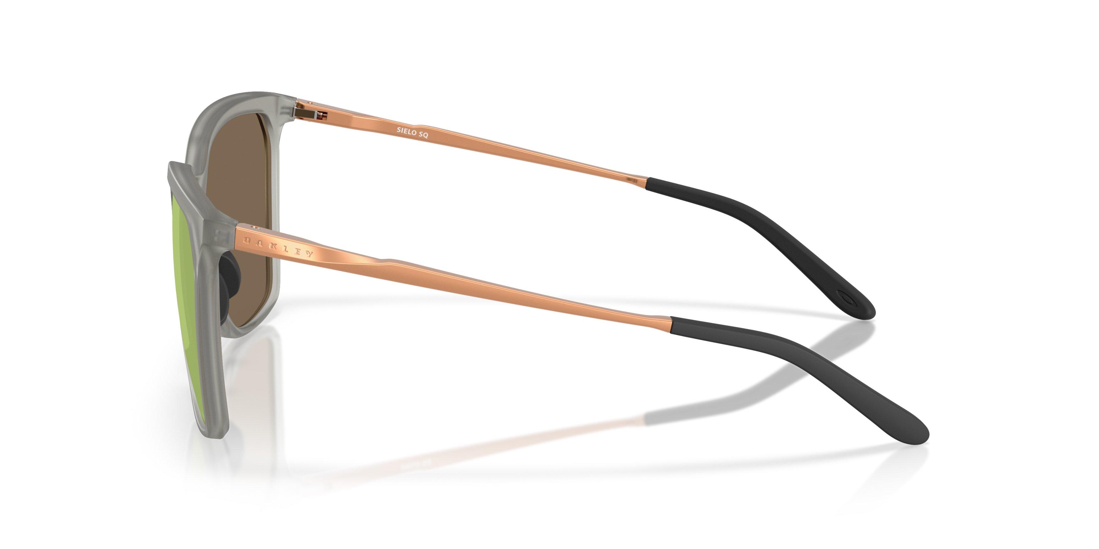 Oakley Sielo SQ Prizm Rose Gold Sunglasses - Matte Grey Ink - GREY/PINK Thumbnail View 8