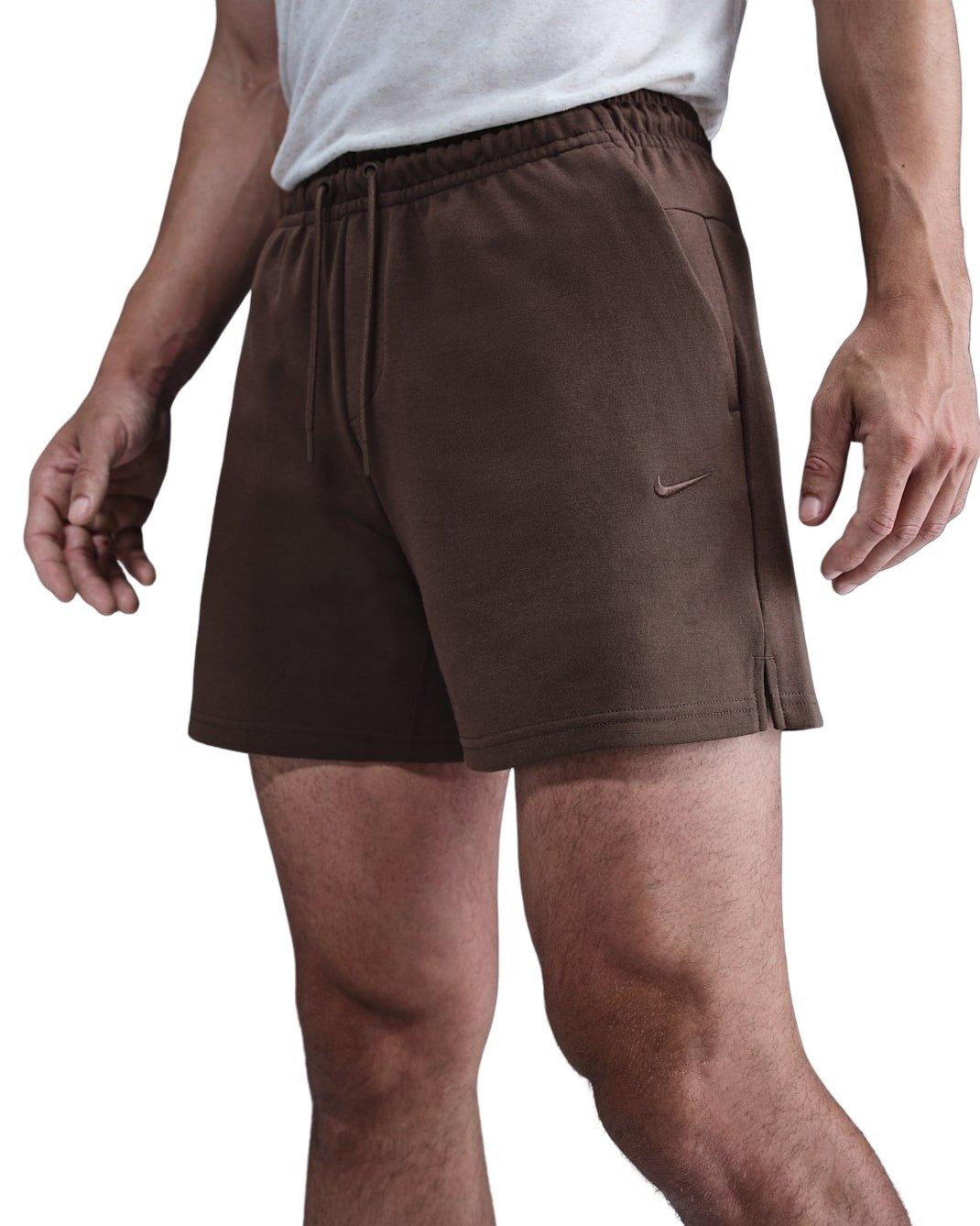 Nike Men's Primary Fleece 7" Dri-FIT Unlined Performance Shorts -Brown - BROWN Thumbnail View 1