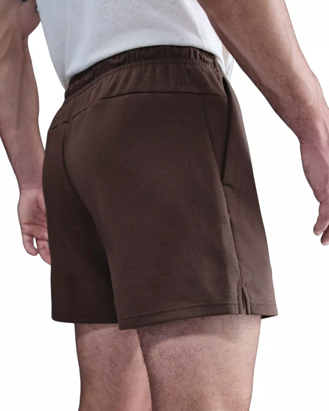 Nike Men's Primary Fleece 7" Dri-FIT Unlined Performance Shorts - Brown - BROWN