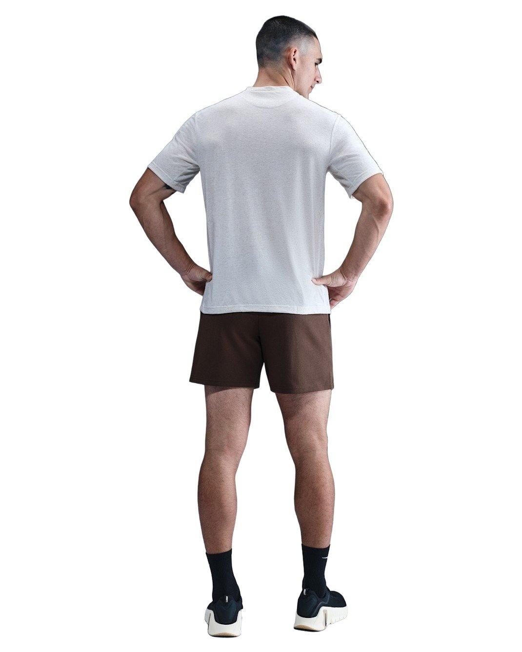 Nike Men's Primary Fleece 7" Dri-FIT Unlined Performance Shorts - Brown - BROWN Thumbnail View 5