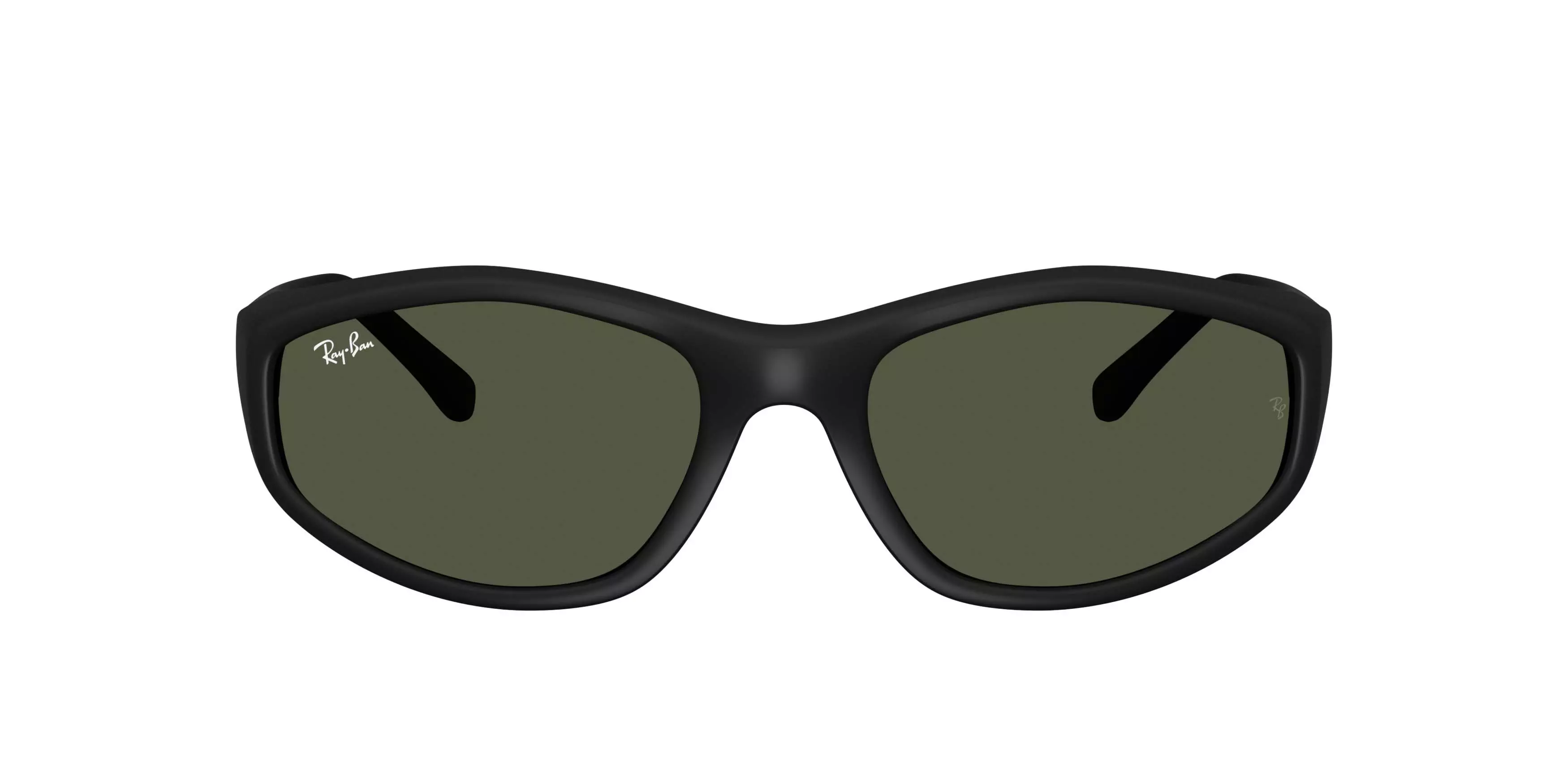 Ray-Ban RB2228 Dark Green Sunglasses - Rubber Black - BLACK/GREEN
