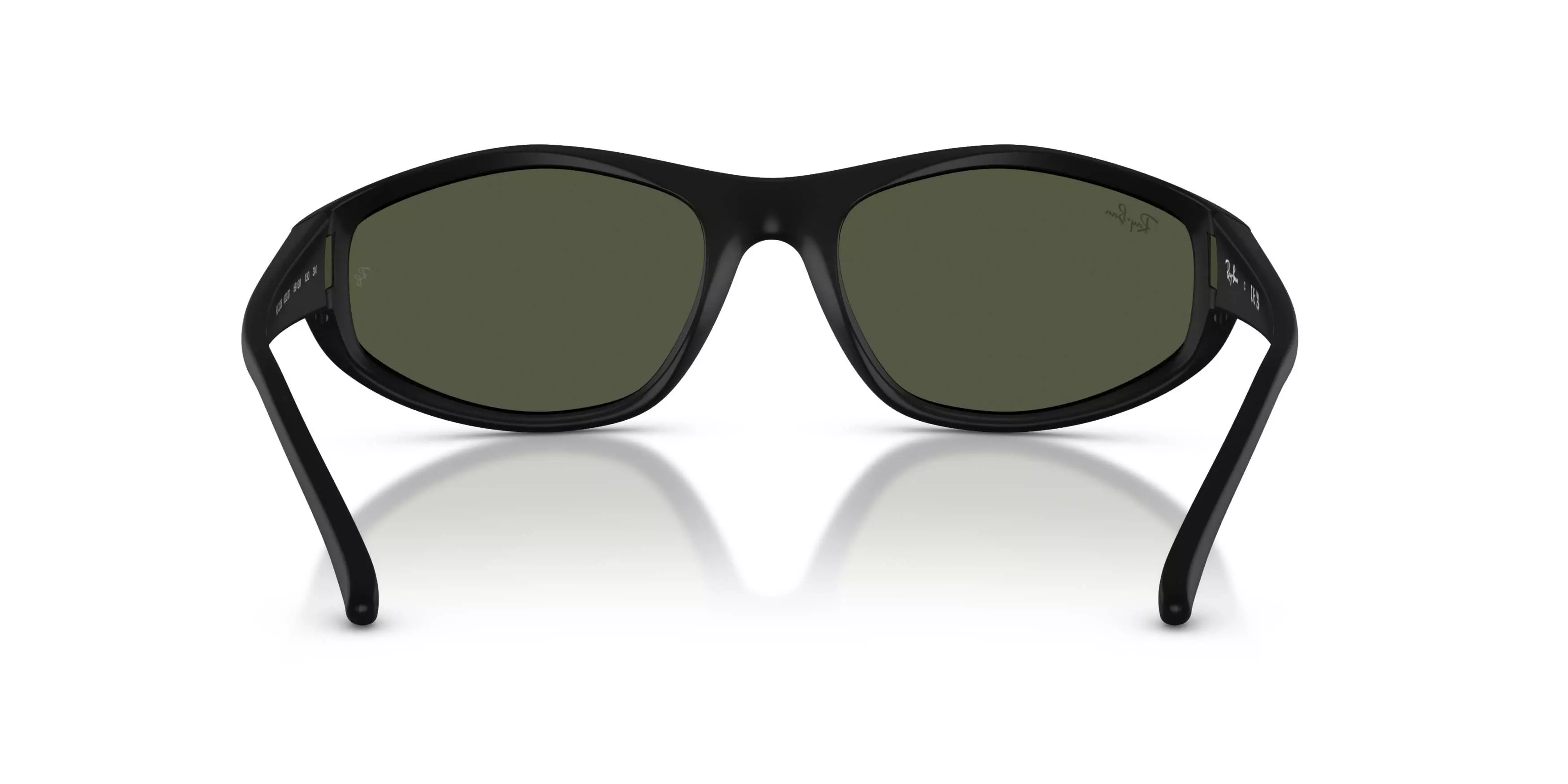 Ray-Ban RB2228 Dark Green Sunglasses - Rubber Black - BLACK/GREEN