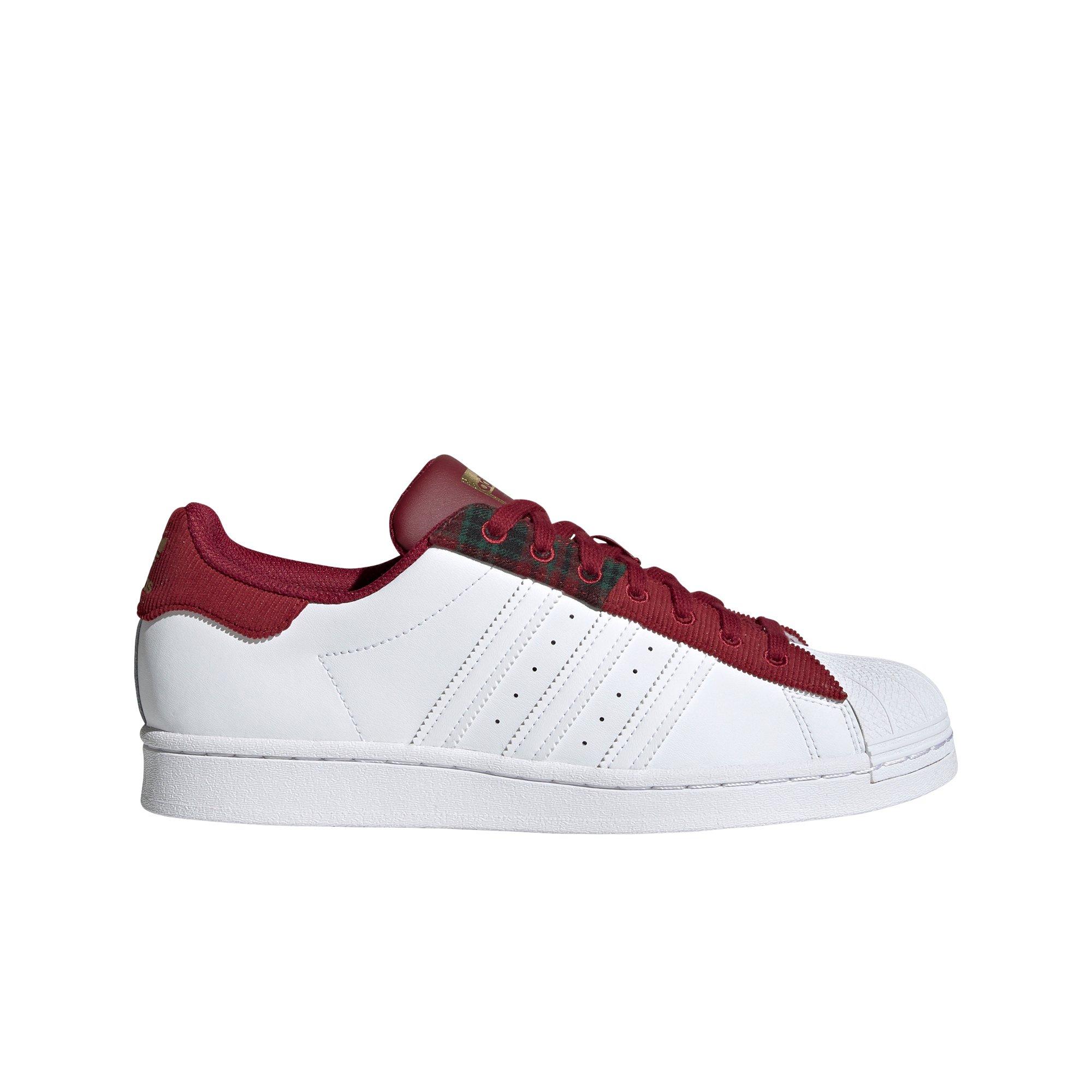 adidas superstar womens maroon