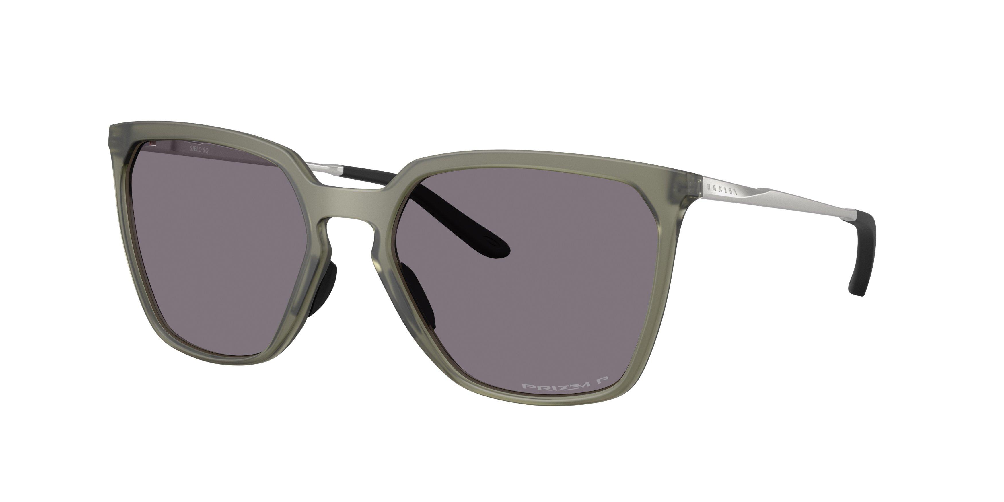 Oakley Sielo SQ Prizm Grey Polarized Sunglasses - Matte Olive Ink - GREEN/GREY Thumbnail View 1