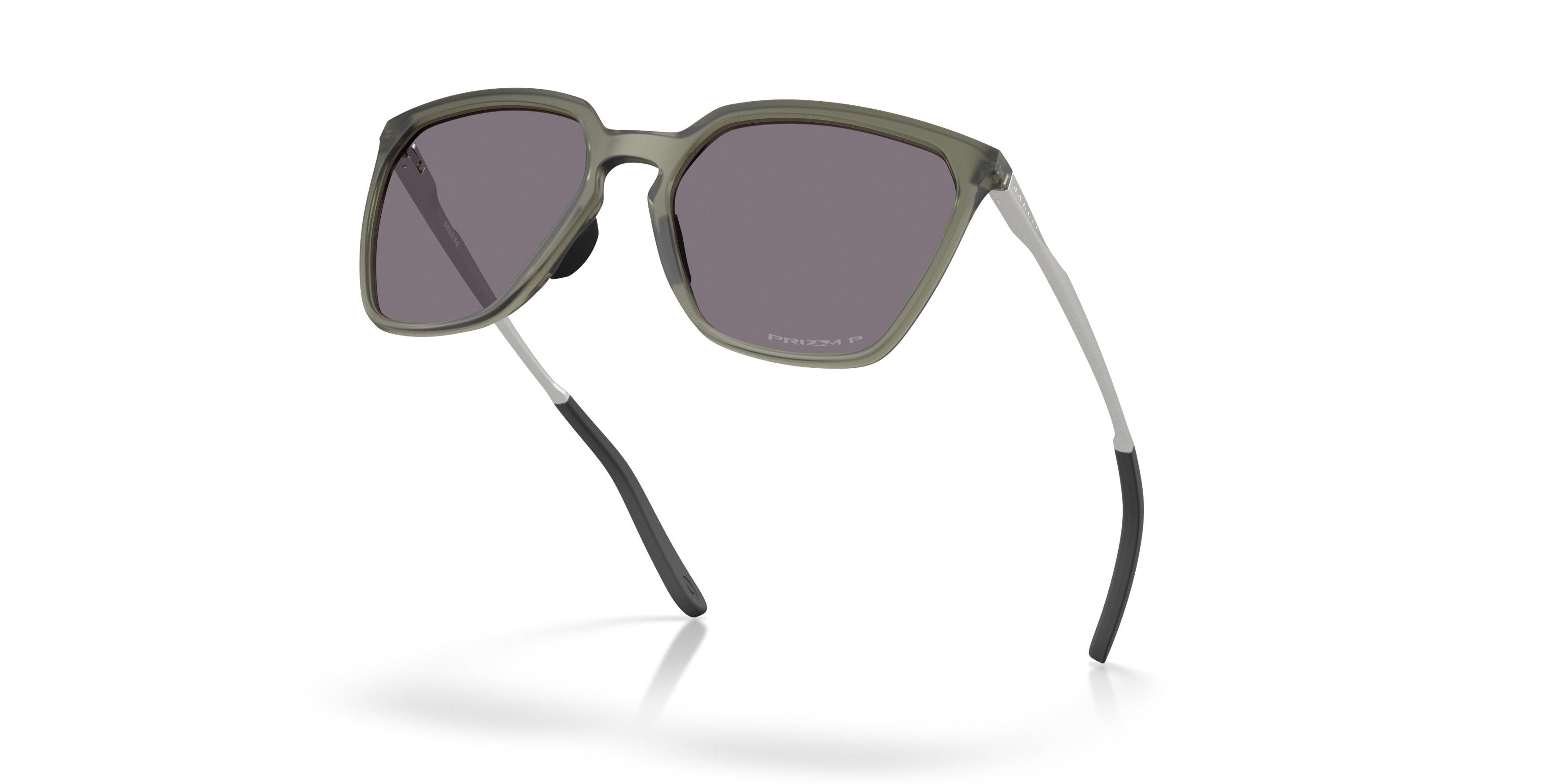 Oakley Sielo SQ Prizm Grey Polarized Sunglasses - Matte Olive Ink - GREEN/GREY Thumbnail View 4