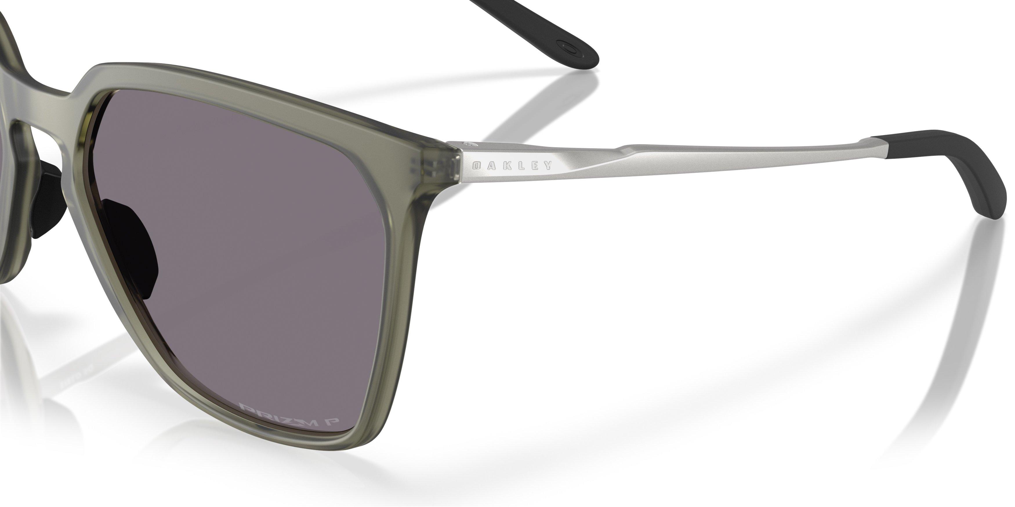 Oakley Sielo SQ Prizm Grey Polarized Sunglasses - Matte Olive Ink - GREEN/GREY Thumbnail View 5