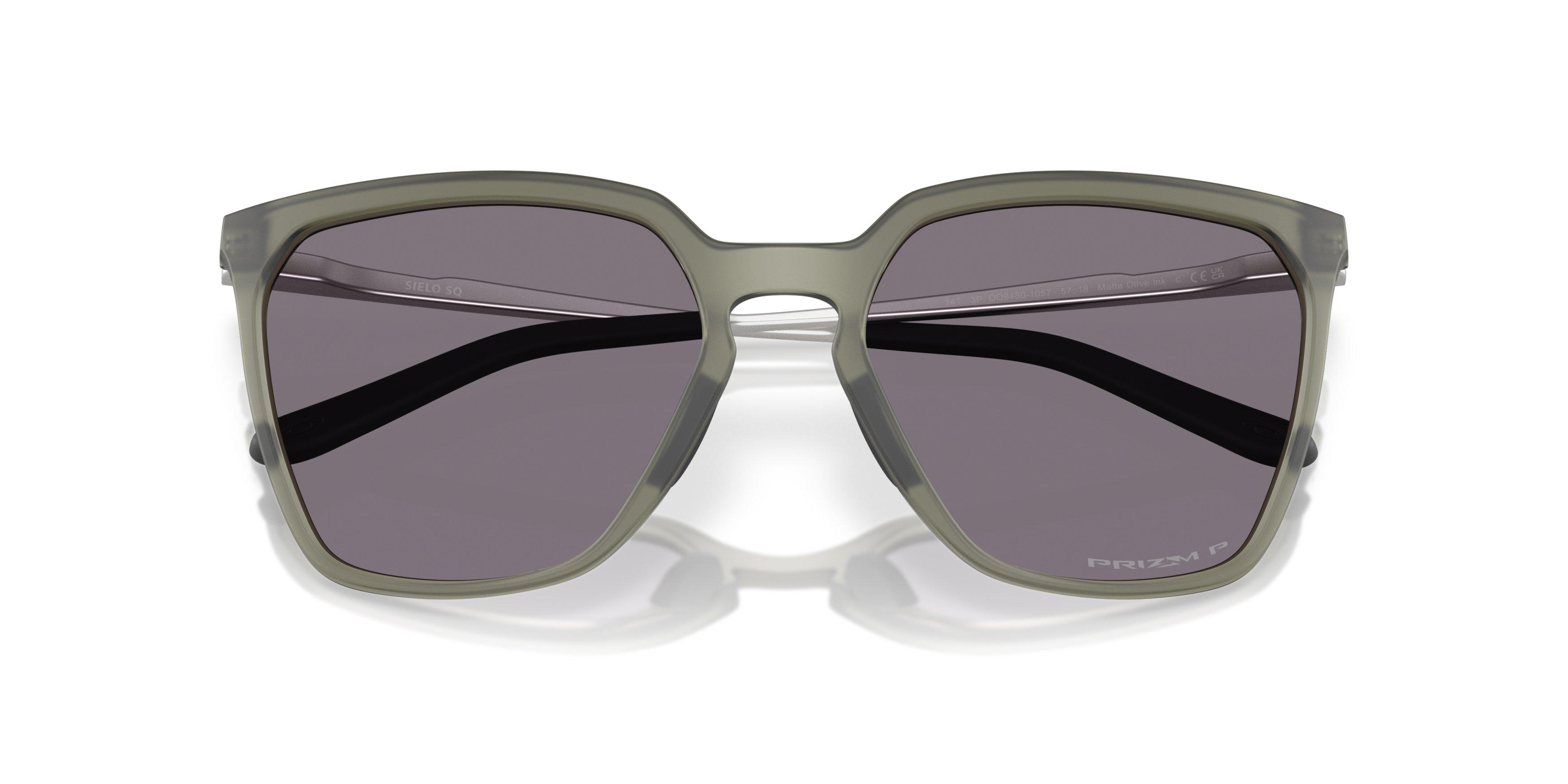 Oakley Sielo SQ Prizm Grey Polarized Sunglasses - Matte Olive Ink - GREEN/GREY Thumbnail View 7
