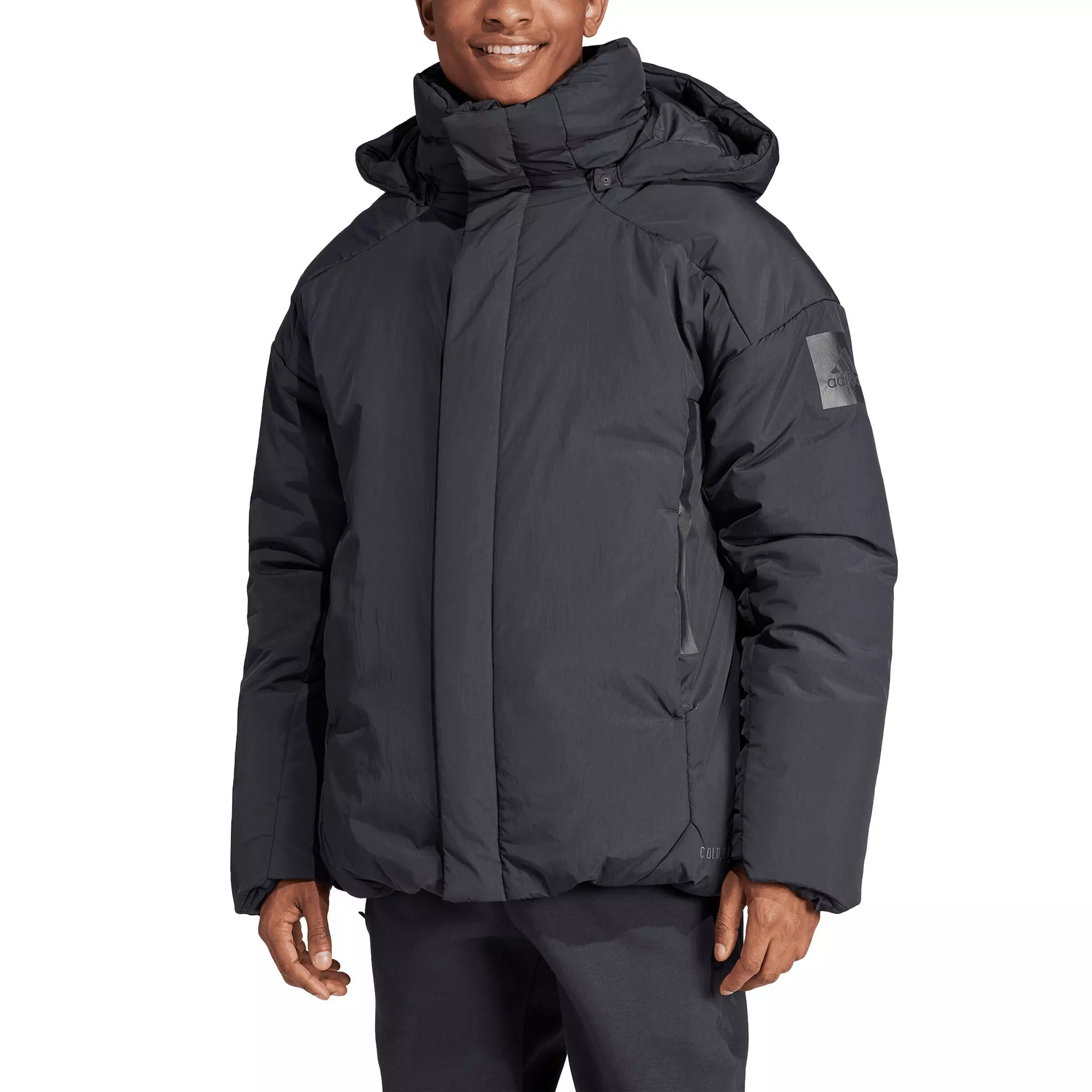 adidas Men's Sportswear MYSHELTER COLD.RDY Jacket -Black - BLACK
