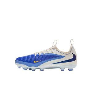Nike Jr. Phantom 6 Low Academy LV8 "Racer Blue/Dark Obsidian" Grade School Kids' Soccer Cleat