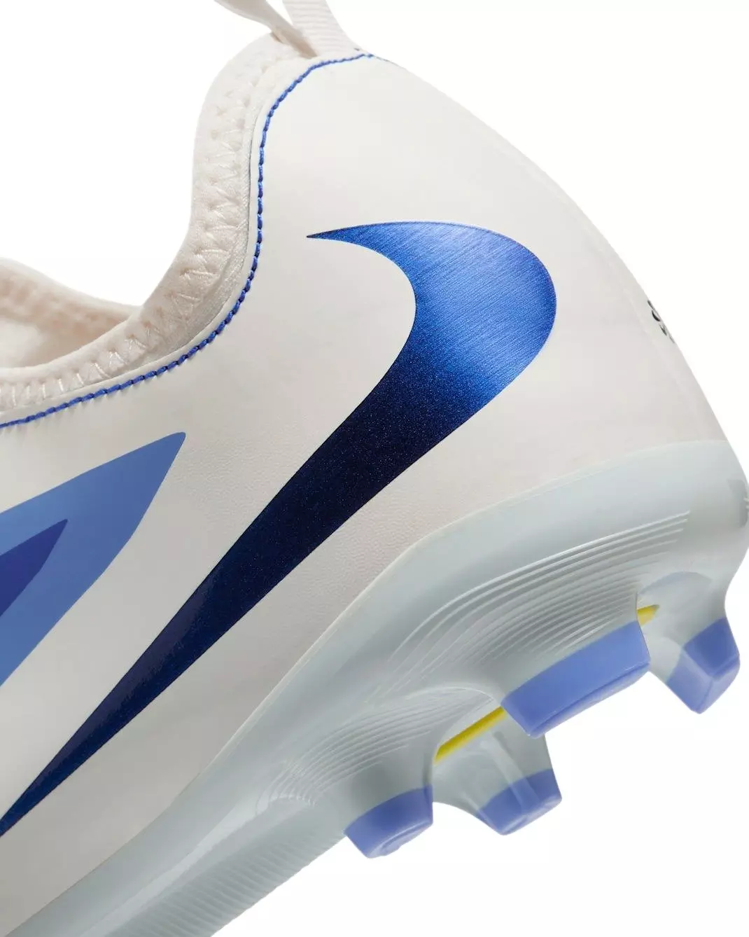 Nike Jr. Phantom 6 Low Academy LV8 "Racer Blue/Dark Obsidian" Grade School Kids' Soccer Cleat - BLUE/WHITE