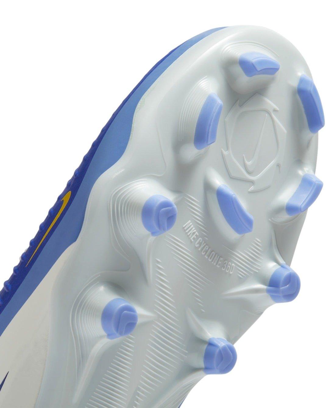 Nike Jr. Phantom 6 Low Academy LV8 Grade School Kids' "Racer Blue/Dark Obsidian" Soccer Cleat