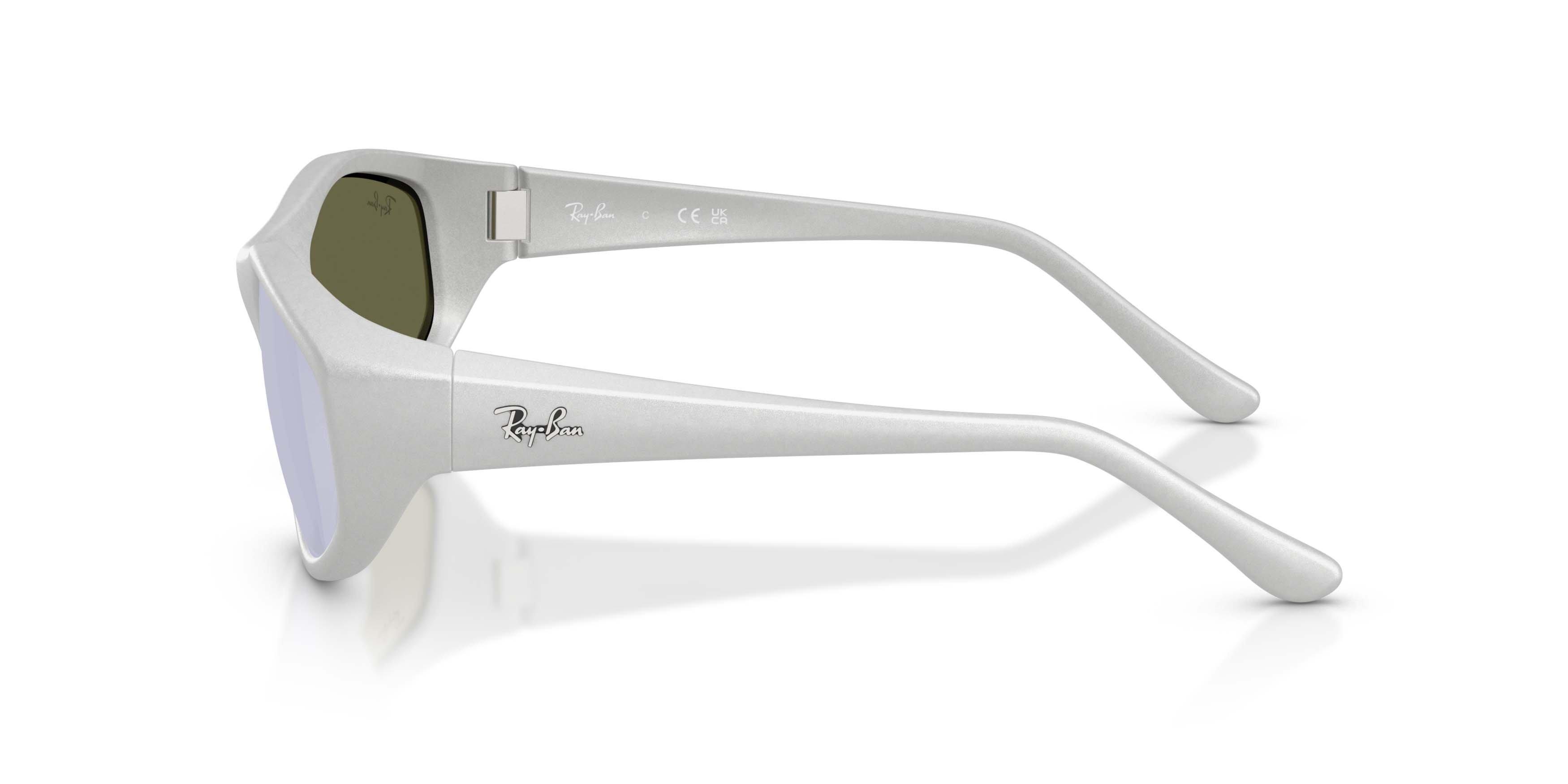 Ray-Ban RB2228 Light Green Mirror Silver Sunglasses - Silver - SILVER/GREEN