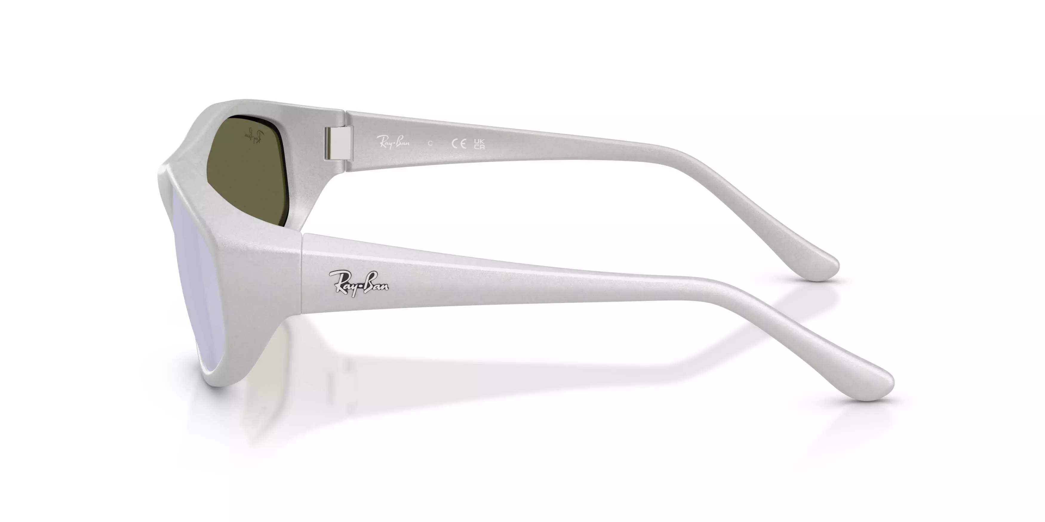 Ray-Ban RB2228 Light Green Mirror Silver Sunglasses - Silver - SILVER/GREEN