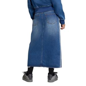 adidas Originals Women's 3 Stripes Medium Blue Wash Denim Pencil Skirt