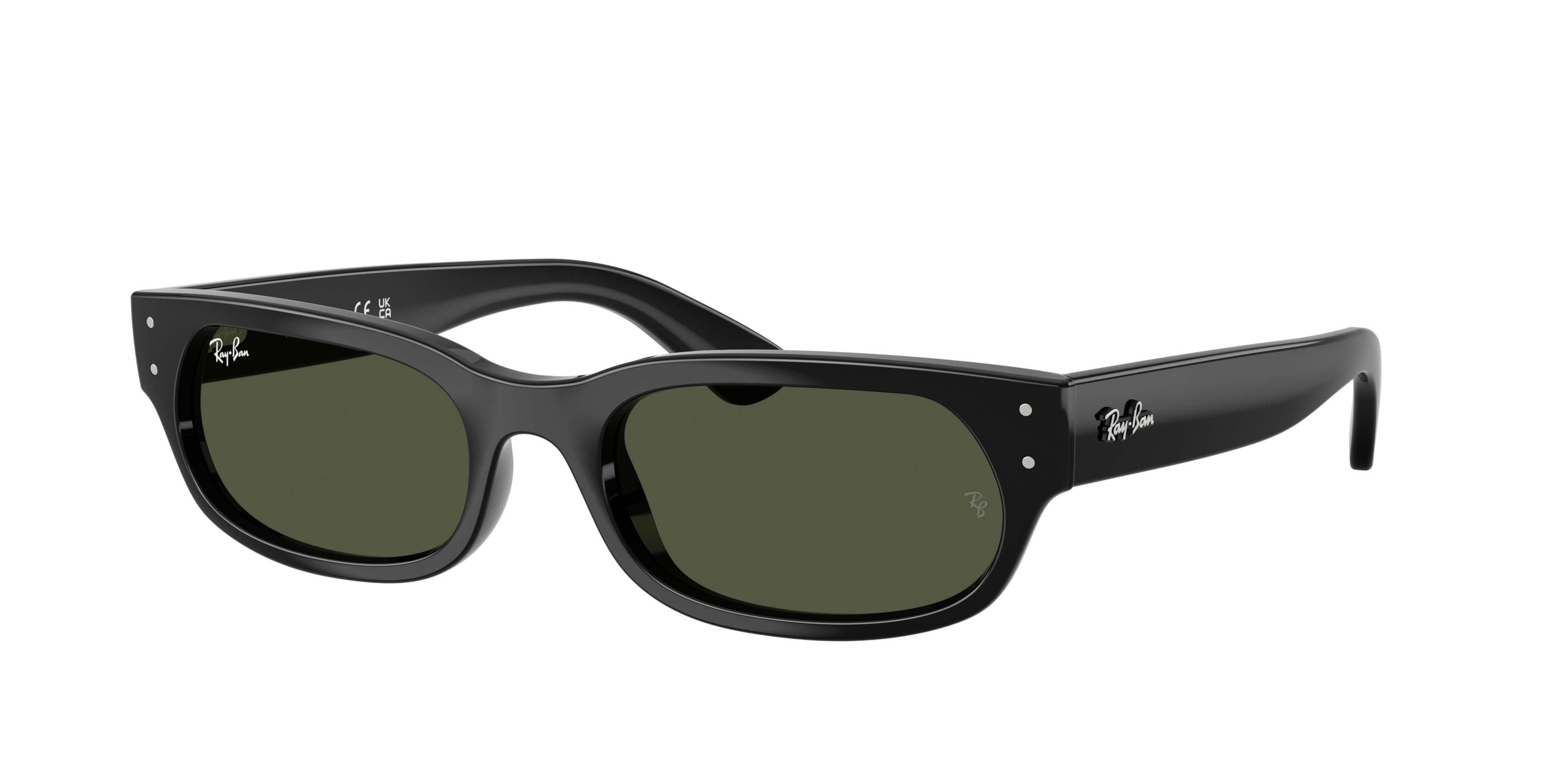 Ray-Ban RB2236 Green Sunglasses - Black - BLACK/GREEN