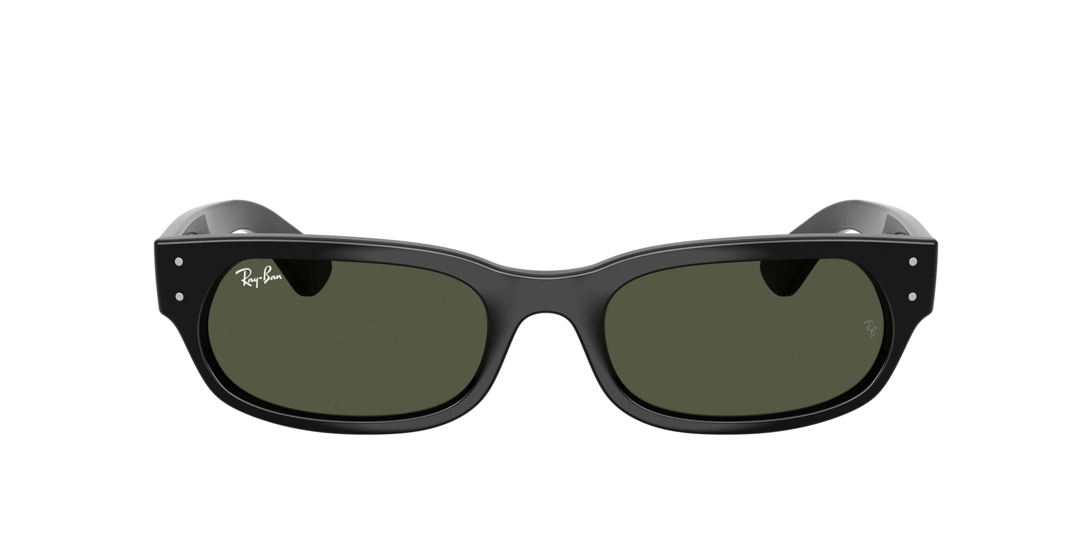 Ray-Ban RB2236 Green Sunglasses - Black - BLACK/GREEN