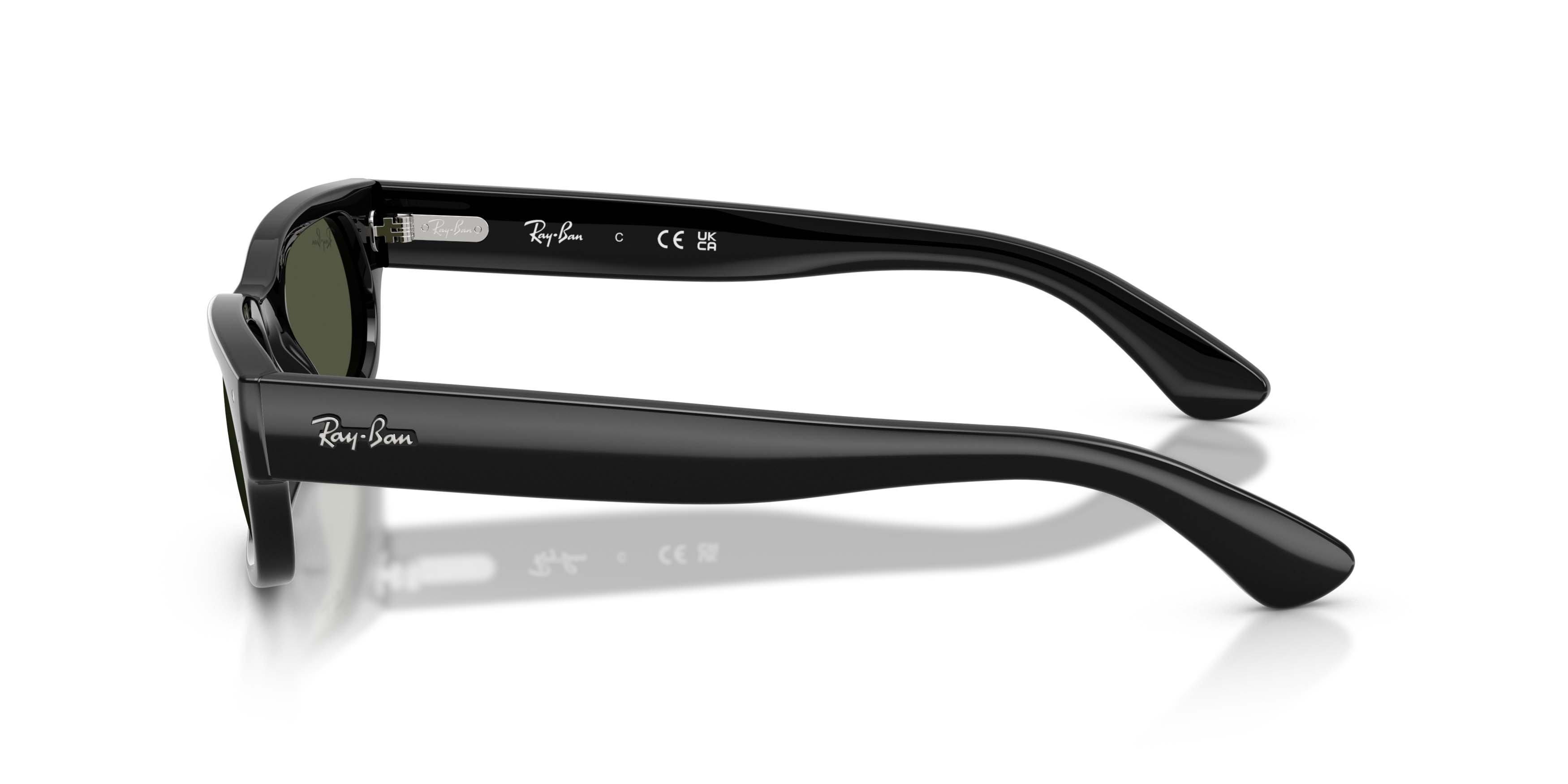 Ray-Ban RB2236 Green Sunglasses - Black - BLACK/GREEN