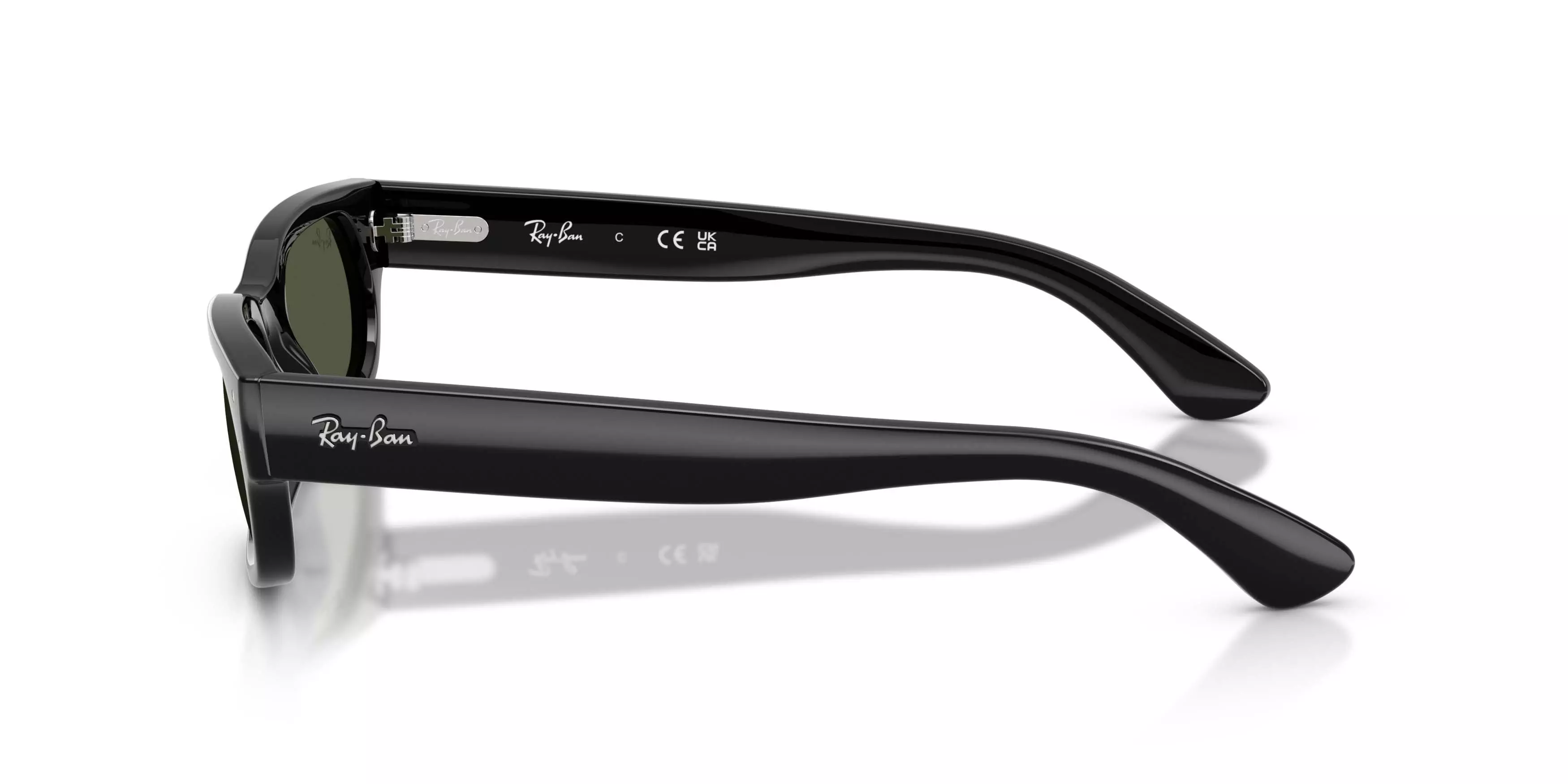 Ray-Ban RB2236 Green Sunglasses - Black - BLACK/GREEN