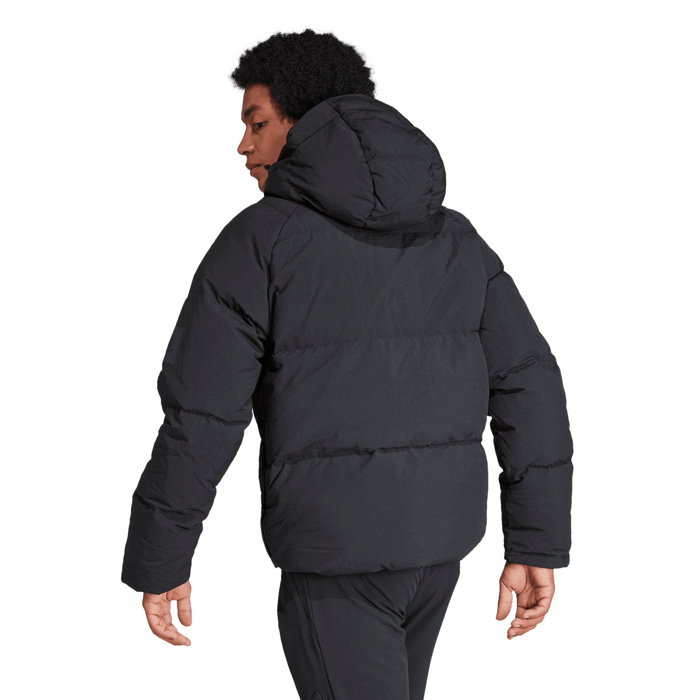 adidas Men's Sportswear Big Baffle Jacket -Black