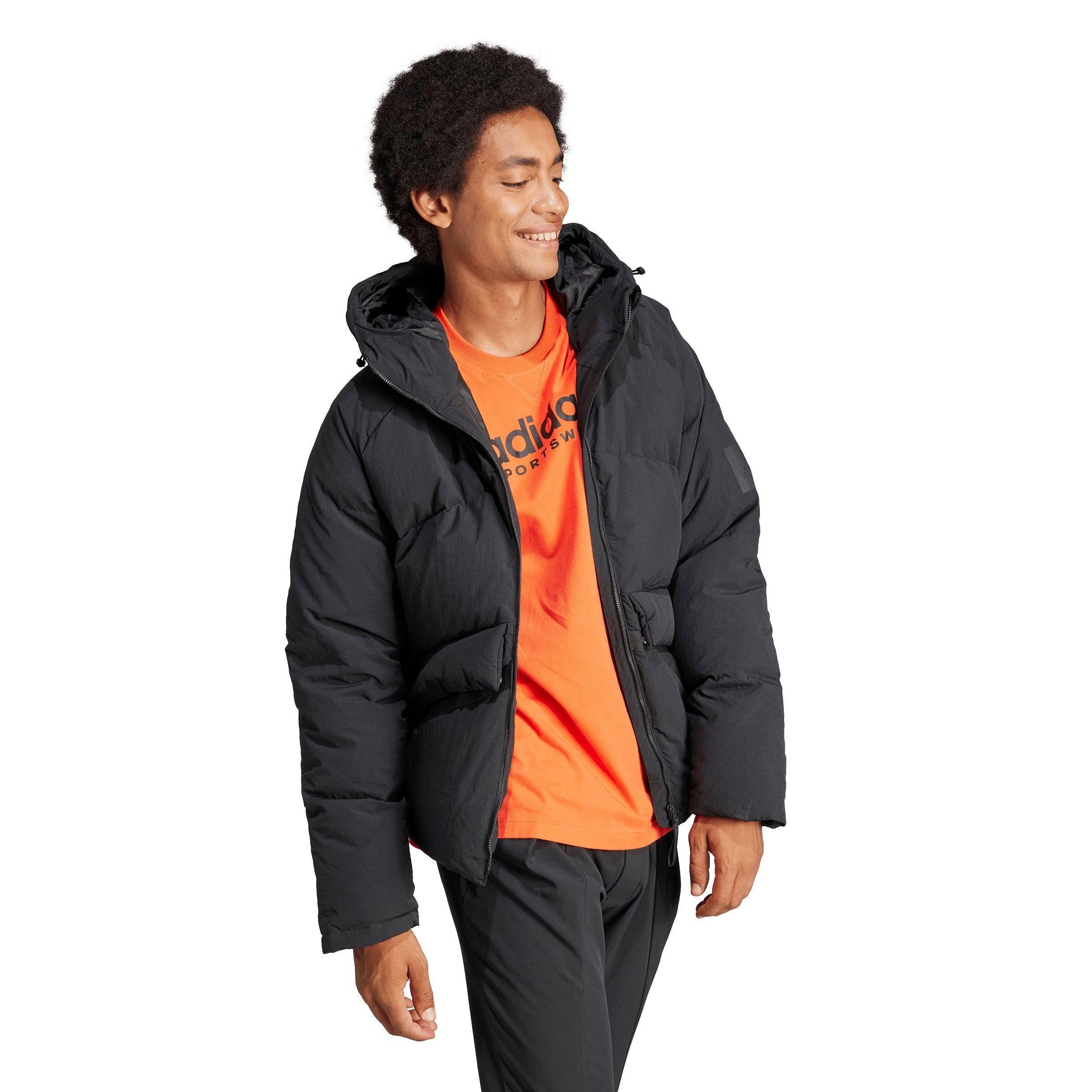 adidas Men's Sportswear Big Baffle Jacket -Black