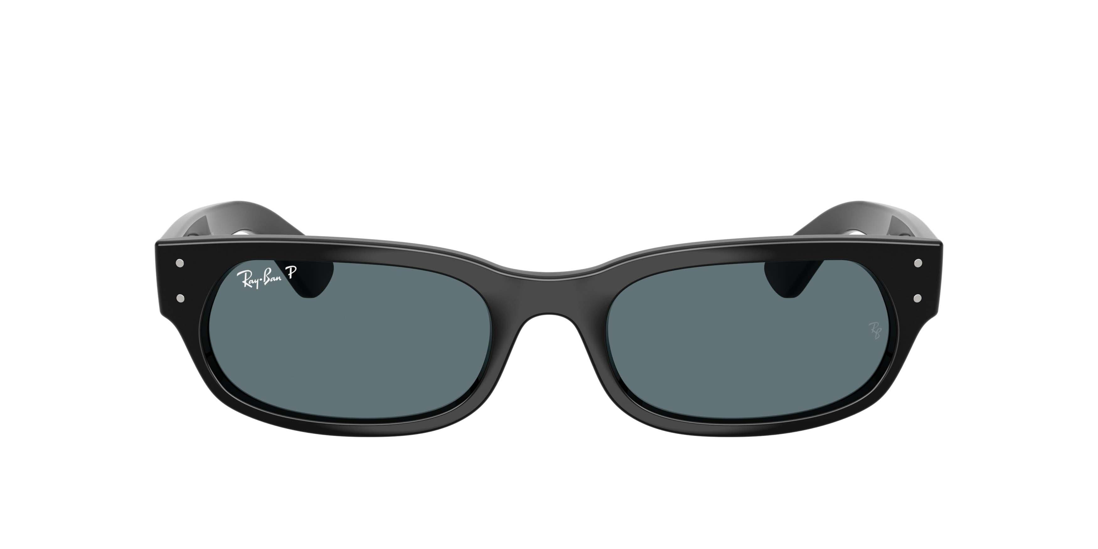 Ray-Ban RB2236 Black Polarized Sunglasses - Black - BLACK