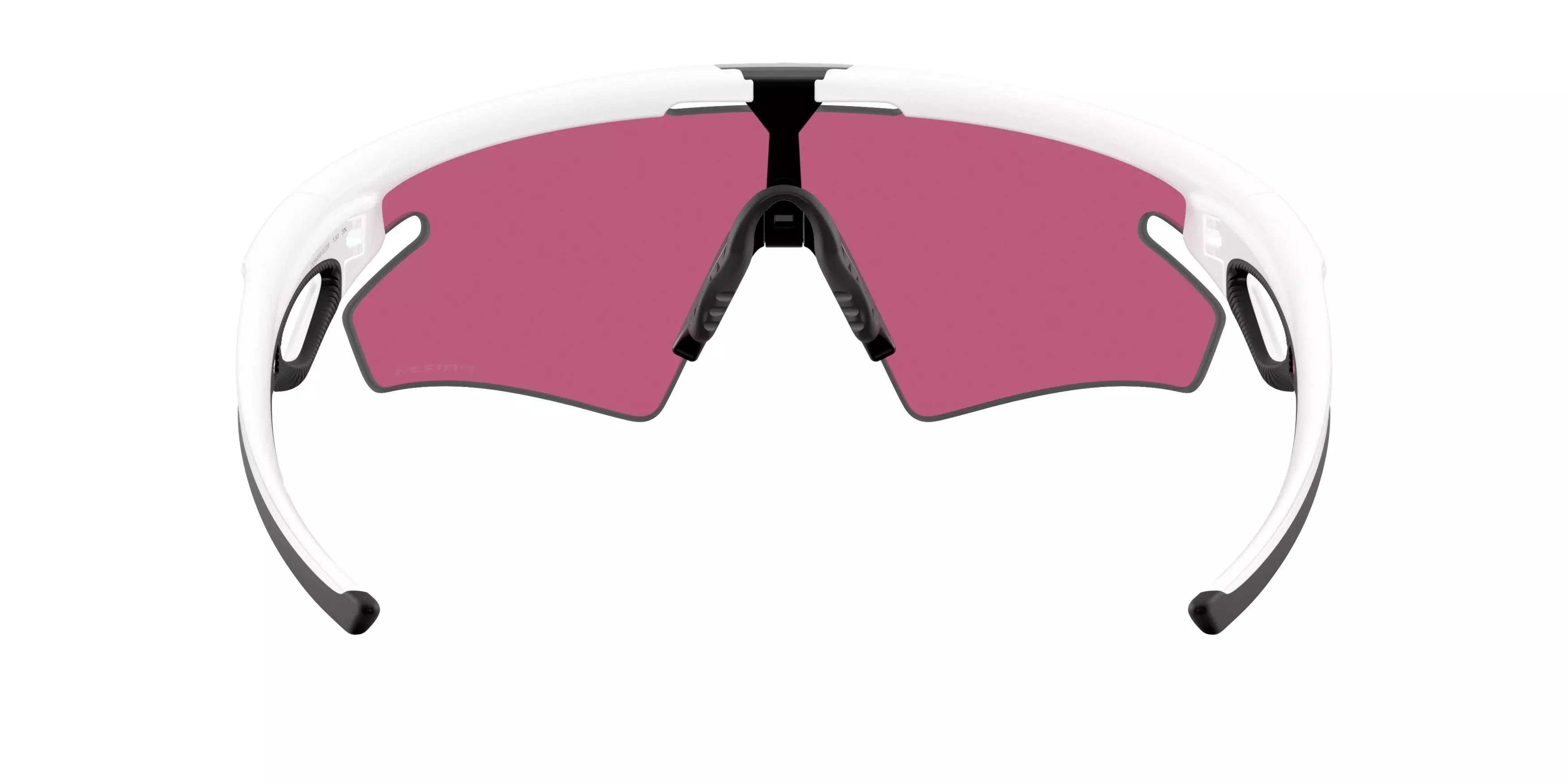 Oakley Sphaera Slash Prizm Field Sunglasses - Matte White - WHITE/RED