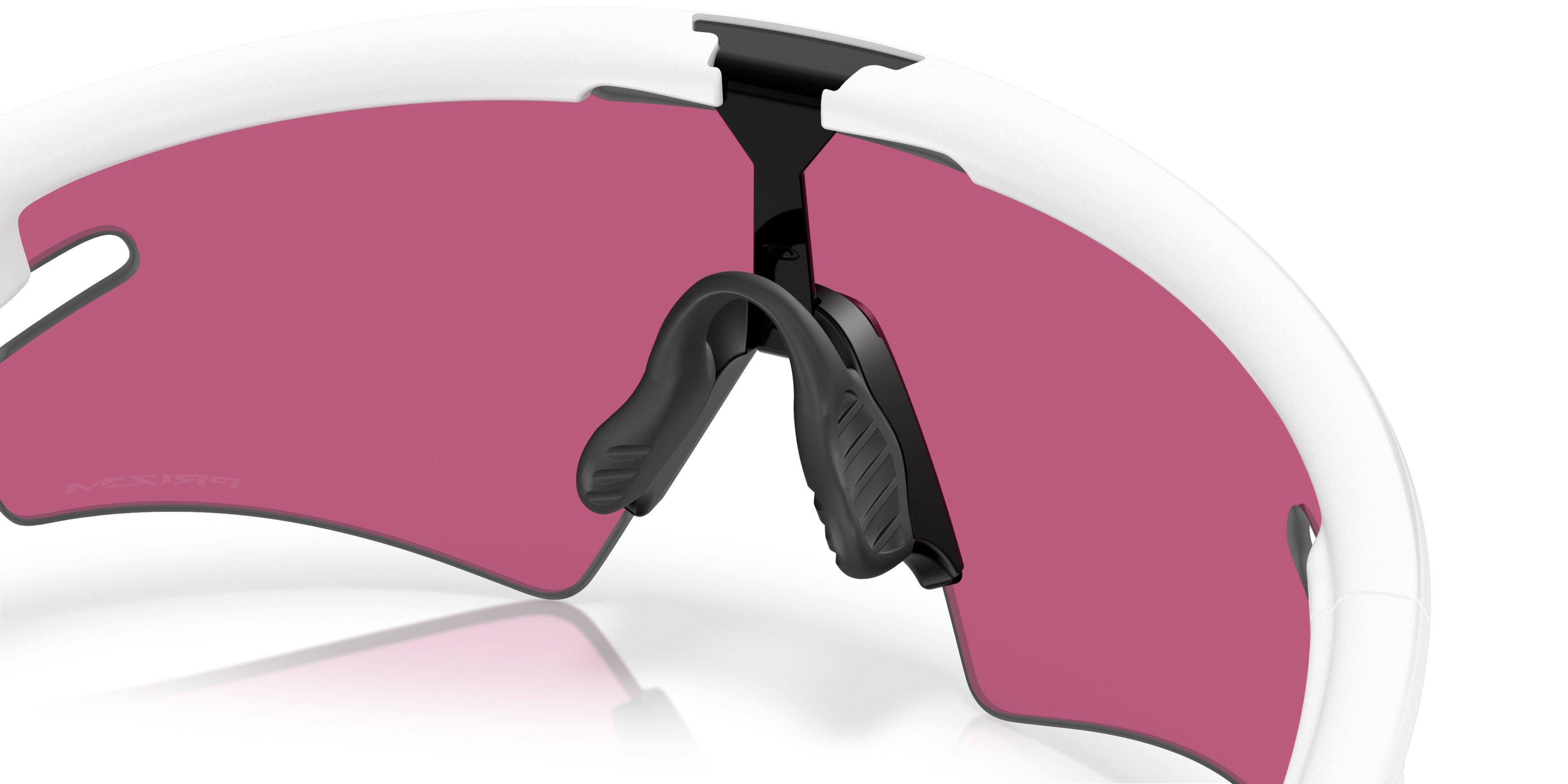 Oakley Sphaera Slash Prizm Field Sunglasses - Matte White - WHITE/RED Thumbnail View 6