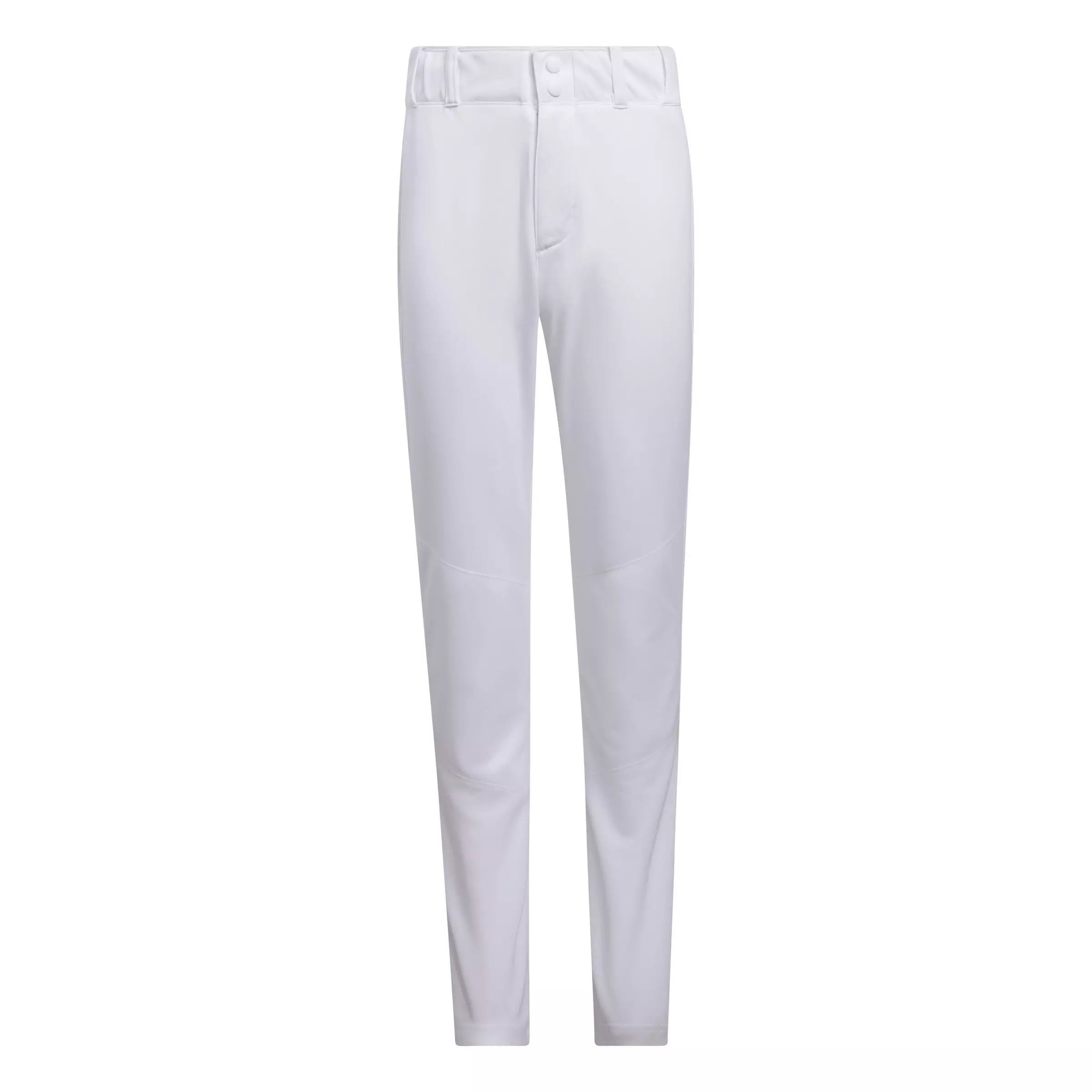 adidas Big Boys' Baseball Open Hem Pants -White - WHITE