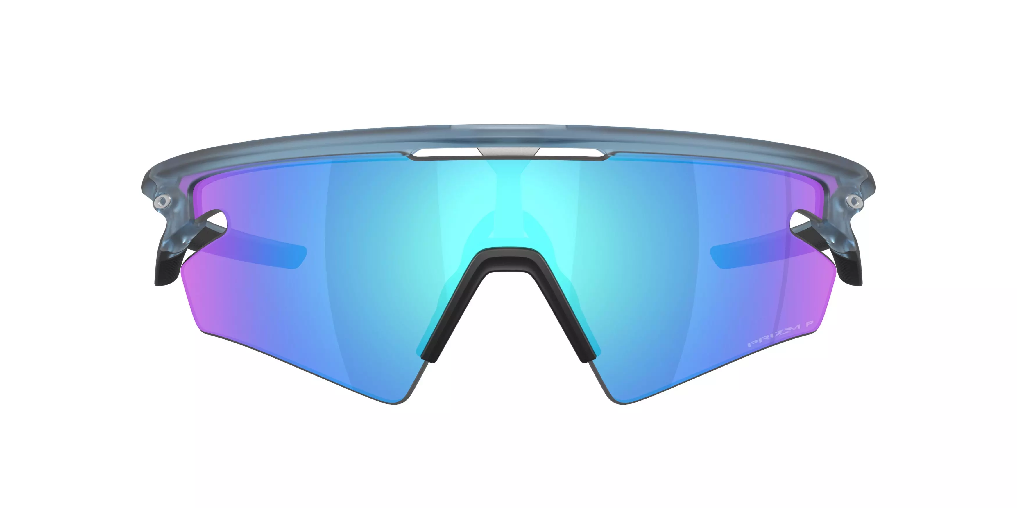Oakley Sphaera Slash Prizm Sapphire Polarized Sunglasses - Matte Transparent Stonewash - BLUE