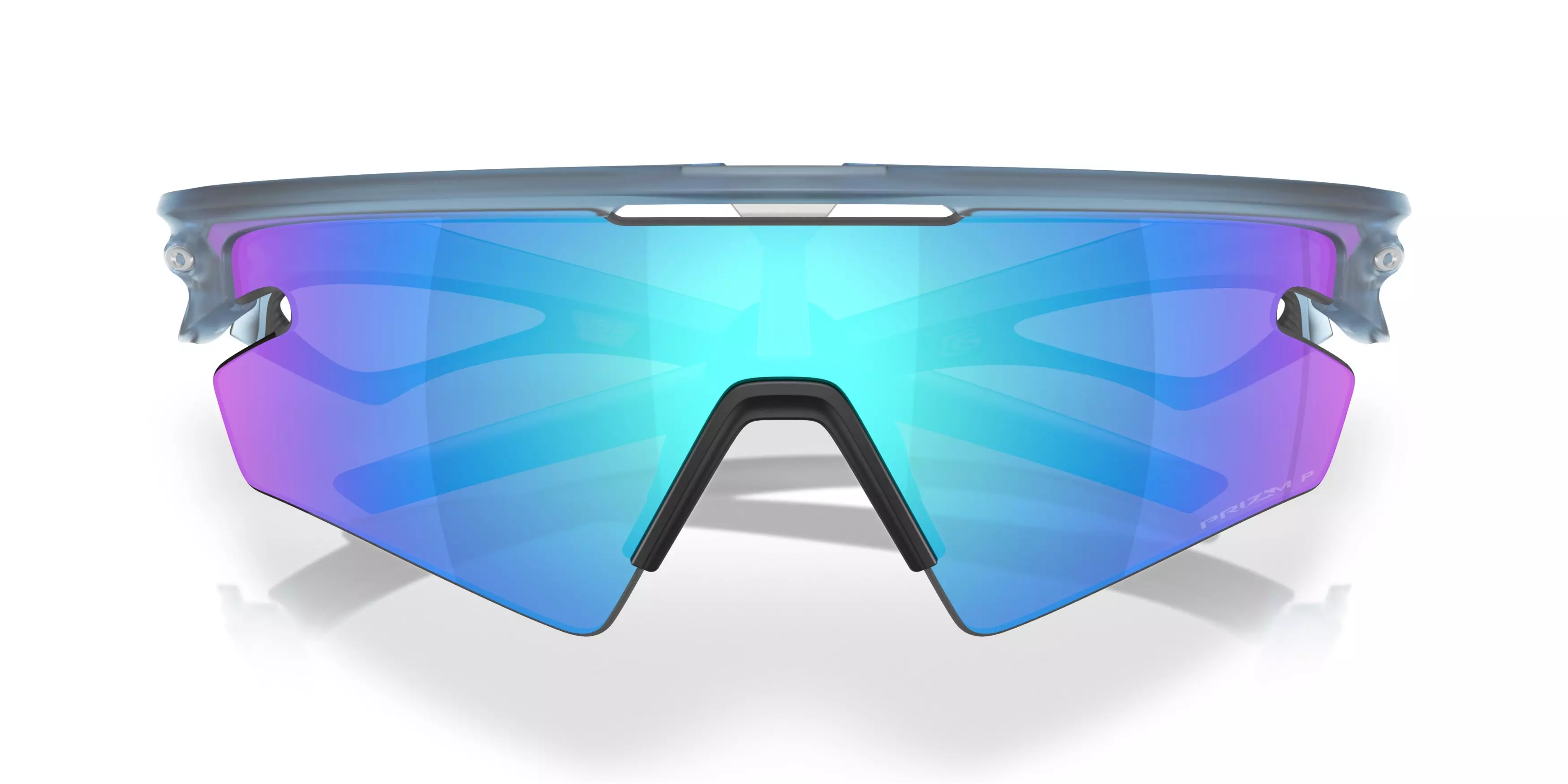 Oakley Sphaera Slash Prizm Sapphire Polarized Sunglasses - Matte Transparent Stonewash - BLUE