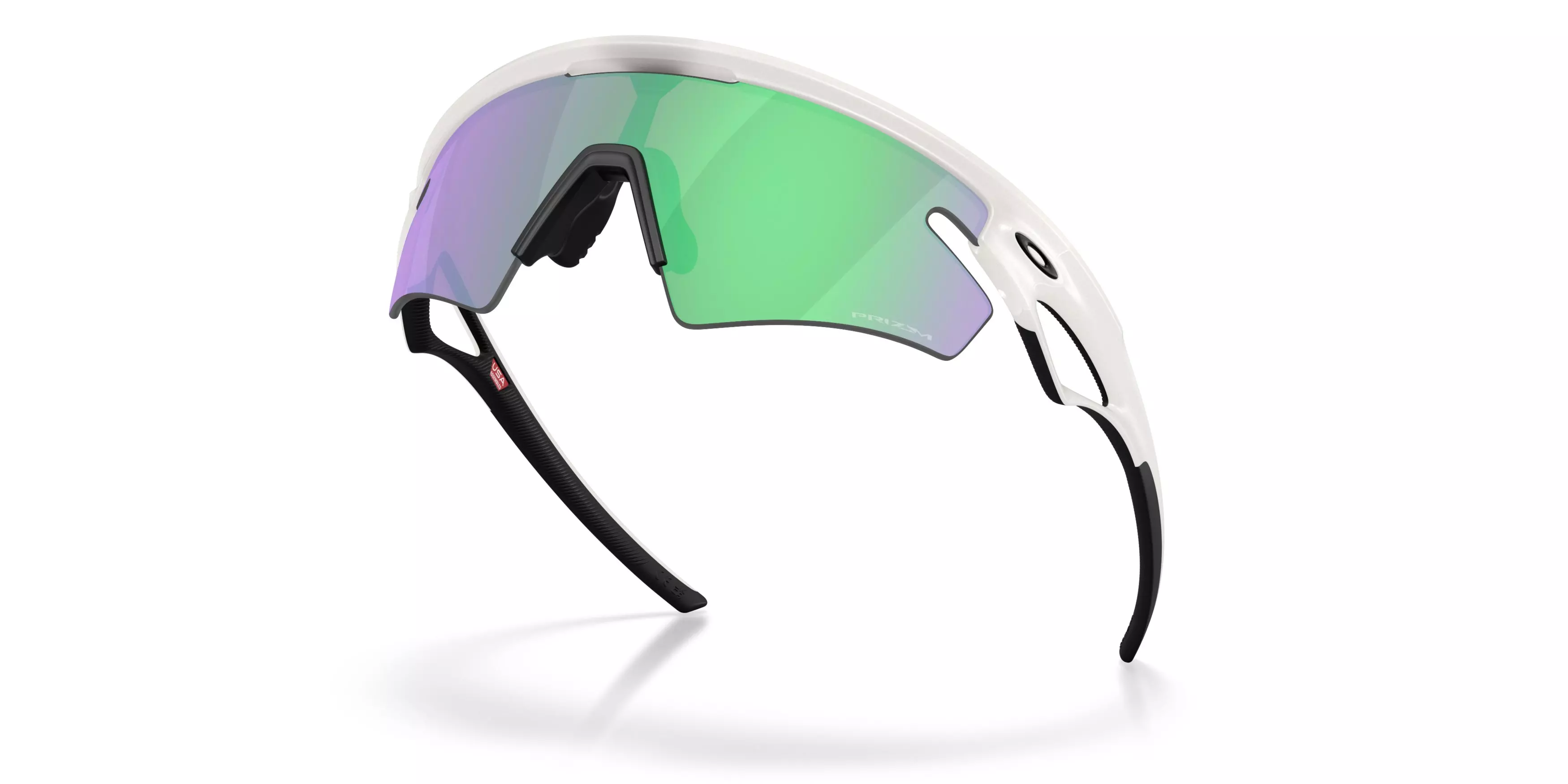 Oakley Sphaera Slash Prizm Road Jade Sunglasses - Matte Transparent Mist - GREY/GREEN