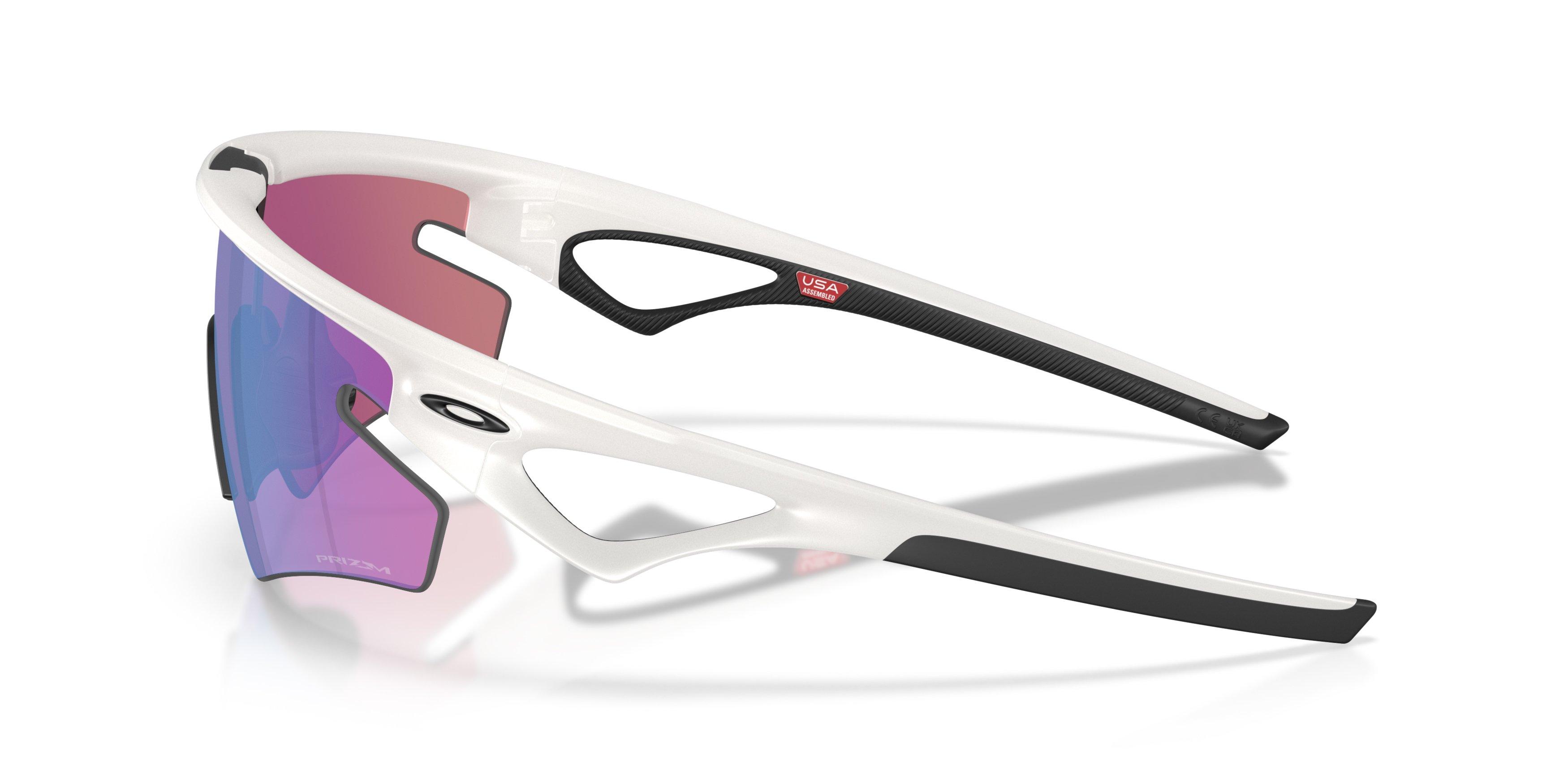 Oakley Sphaera Slash Prizm Road Jade Sunglasses - Matte Transparent Mist - GREY/GREEN Thumbnail View 8