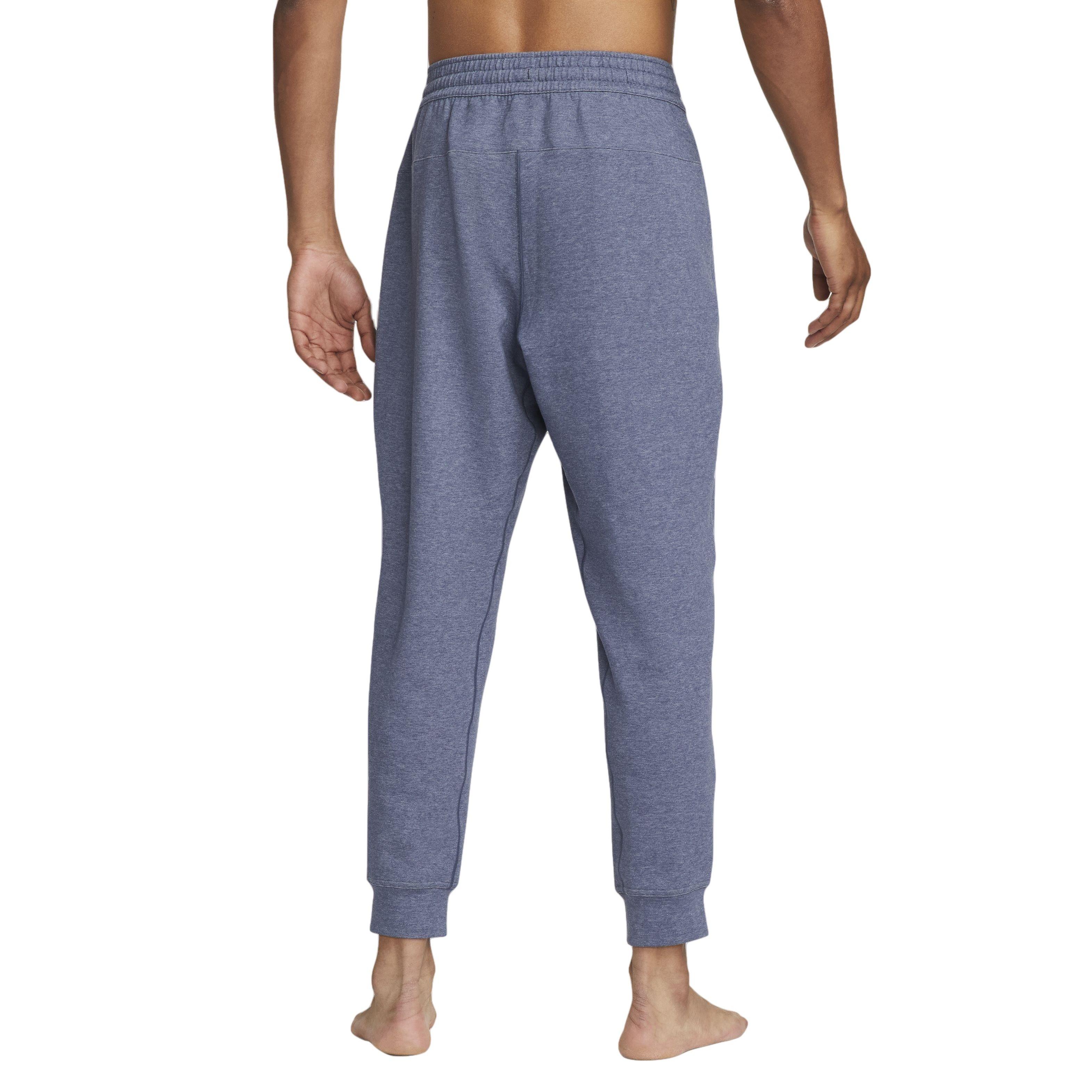 Nike Men's Dri-FIT Yoga Restore Fleece Pants-Navy