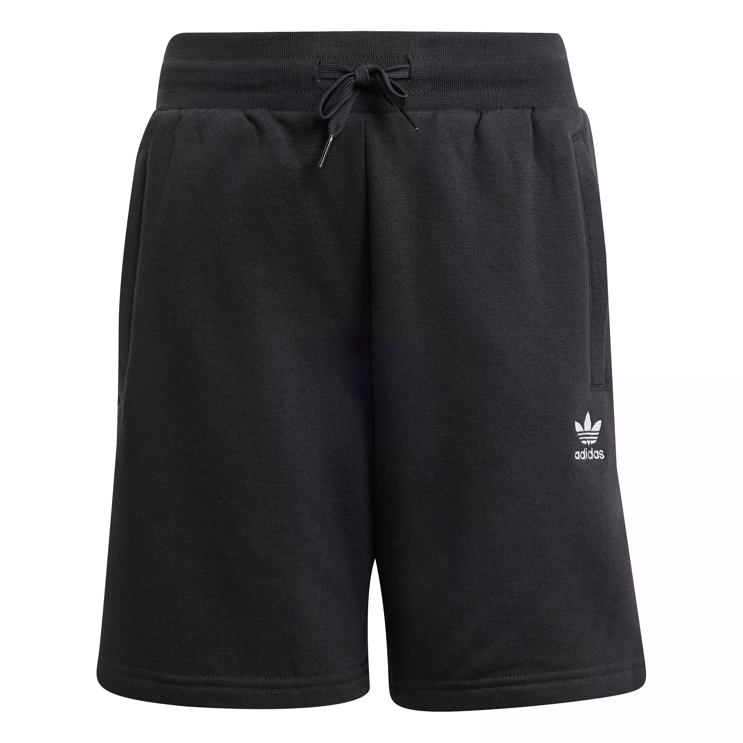 adidas Originals Big Kids' Fleece Shorts - Black - BLACK