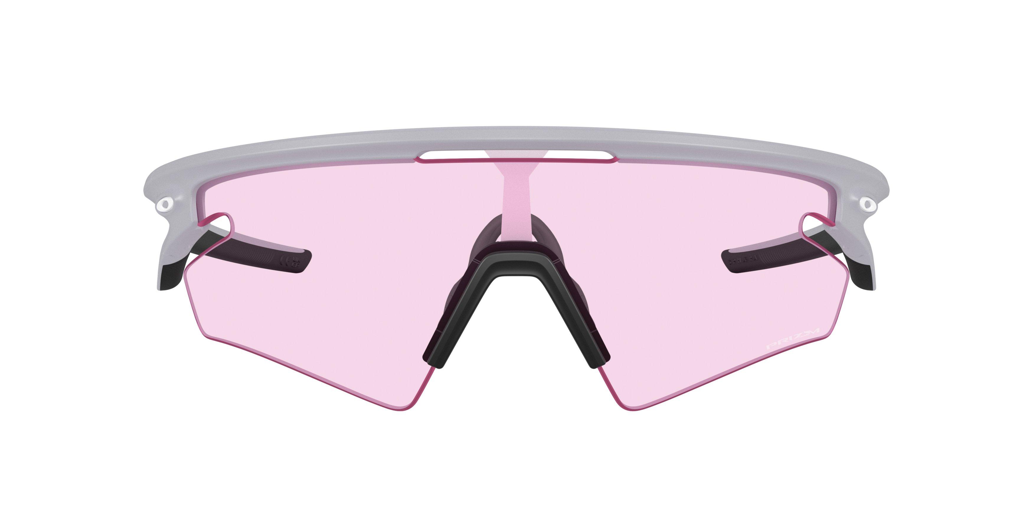 Oakley Sphaera Slash Prizm Low Light Sunglasses - Grey Matte Fog - GREY/PINK Thumbnail View 3