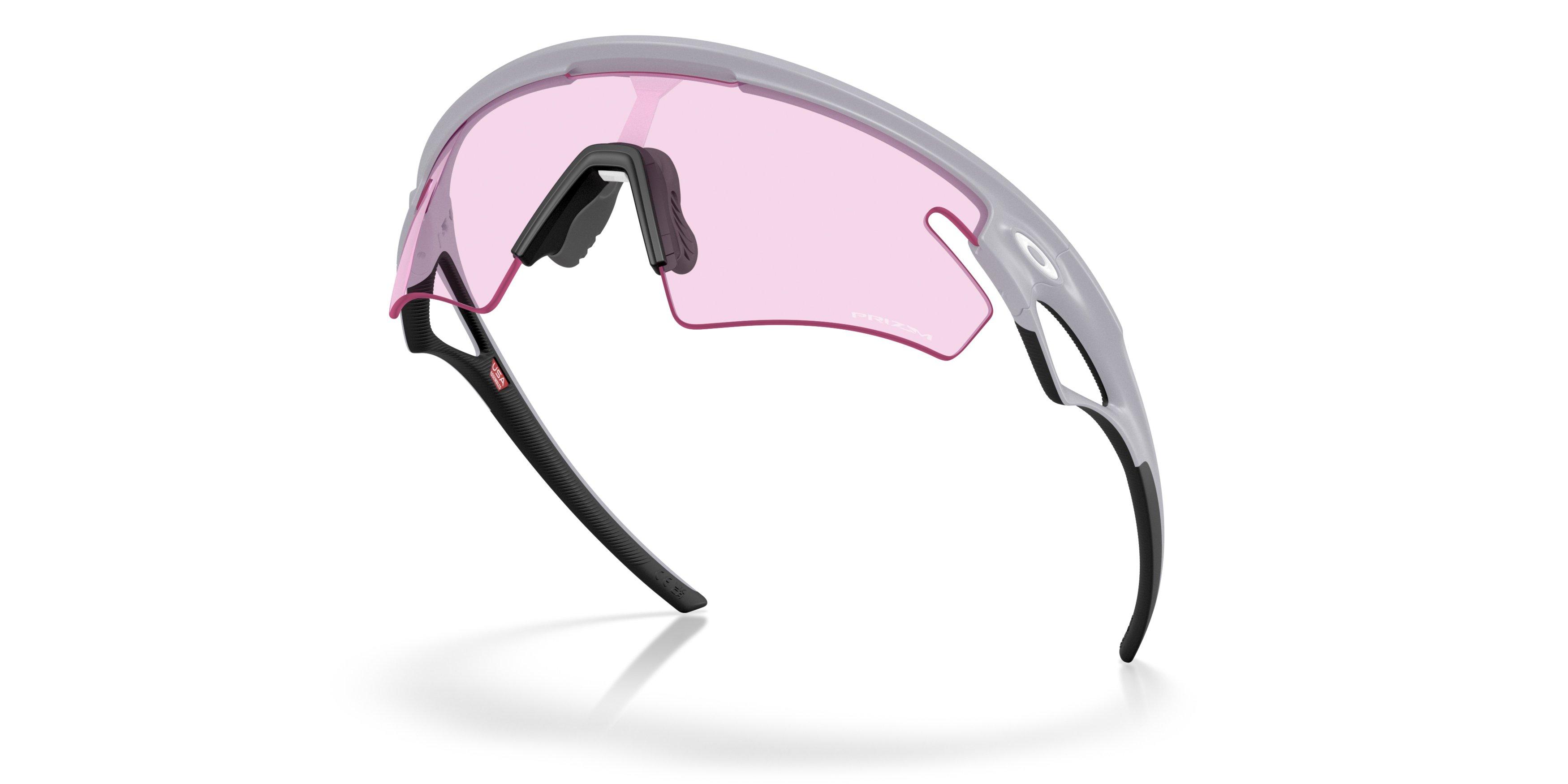 Oakley Sphaera Slash Prizm Low Light Sunglasses - Grey Matte Fog - GREY/PINK Thumbnail View 4