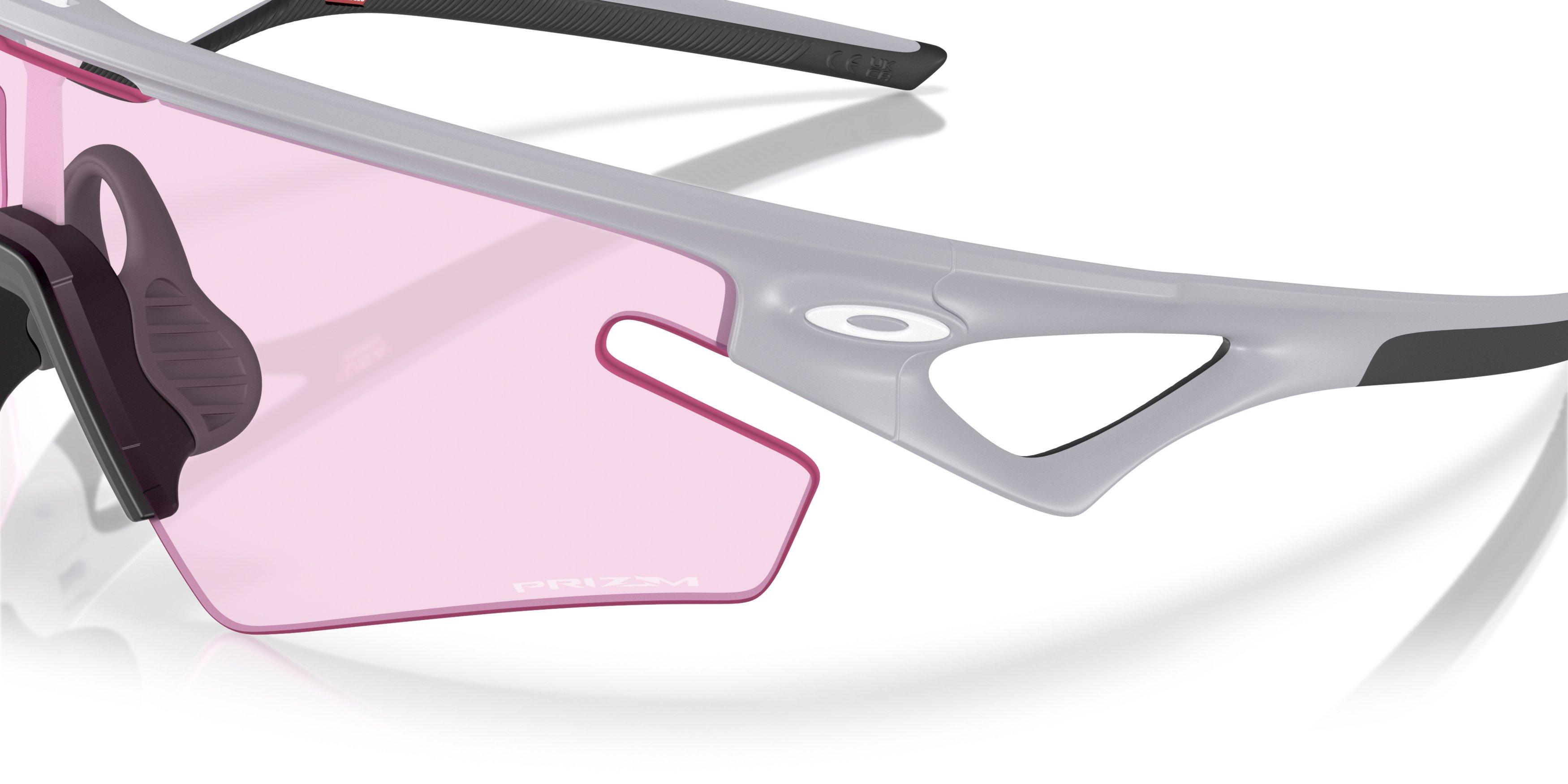 Oakley Sphaera Slash Prizm Low Light Sunglasses - Grey Matte Fog - GREY/PINK Thumbnail View 5