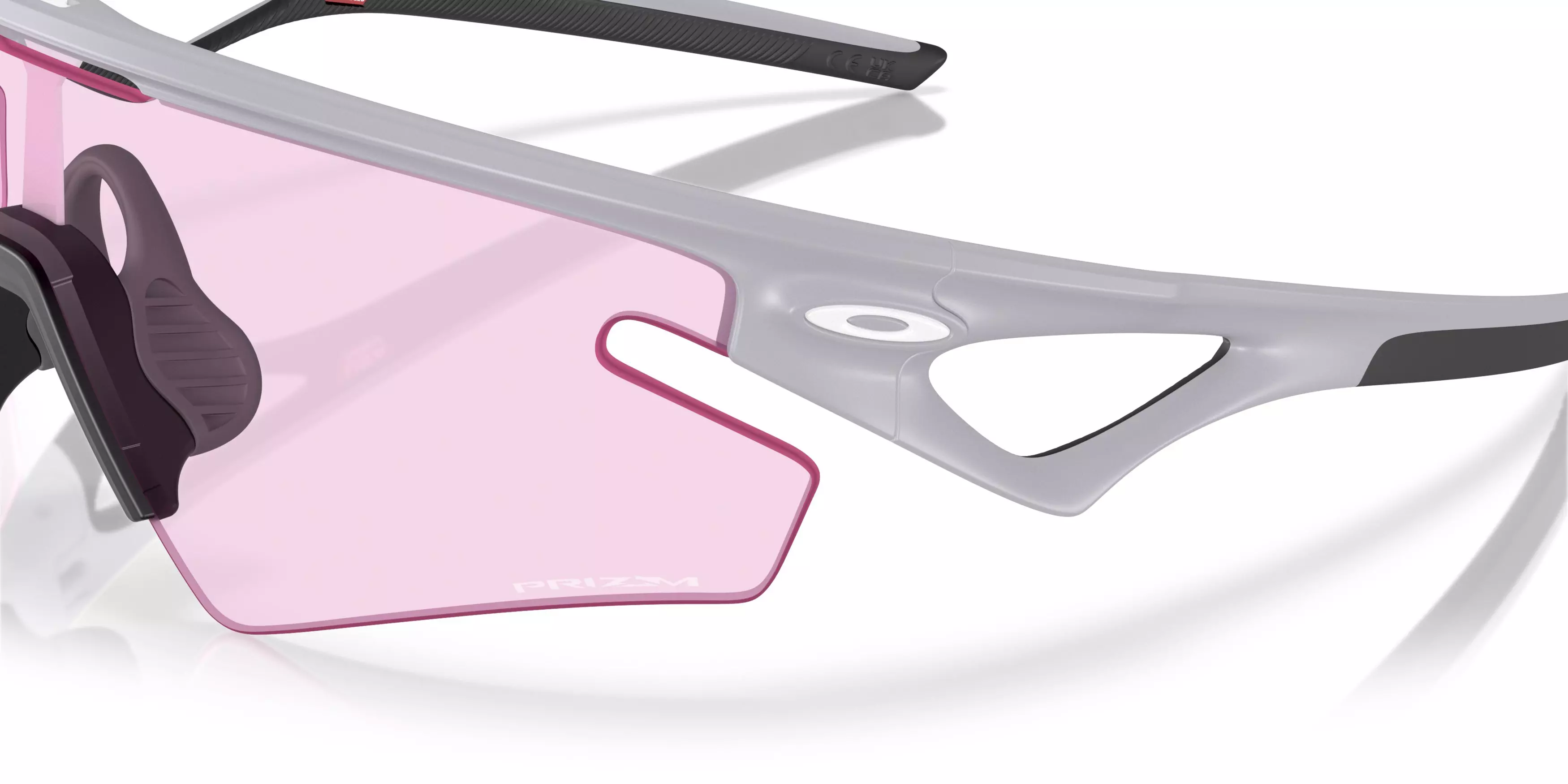 Oakley Sphaera Slash Prizm Low Light Sunglasses - Grey Matte Fog - GREY/PINK