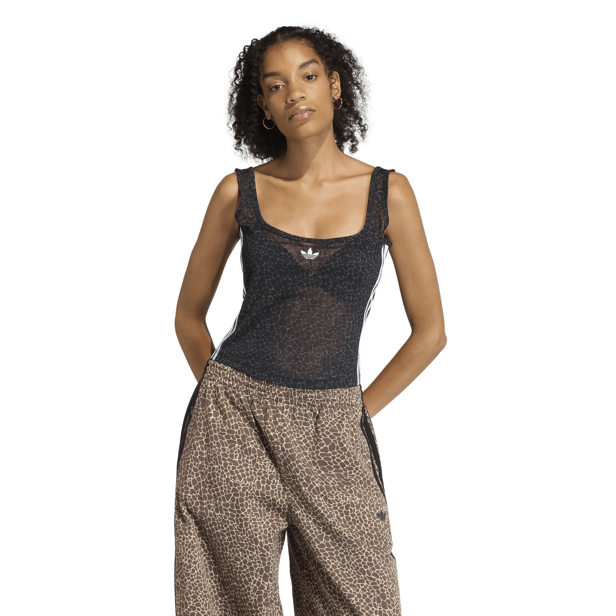 adidas Originals Women's AOP Tank Top - Black/Grey - BLACK/GREY Thumbnail View 1