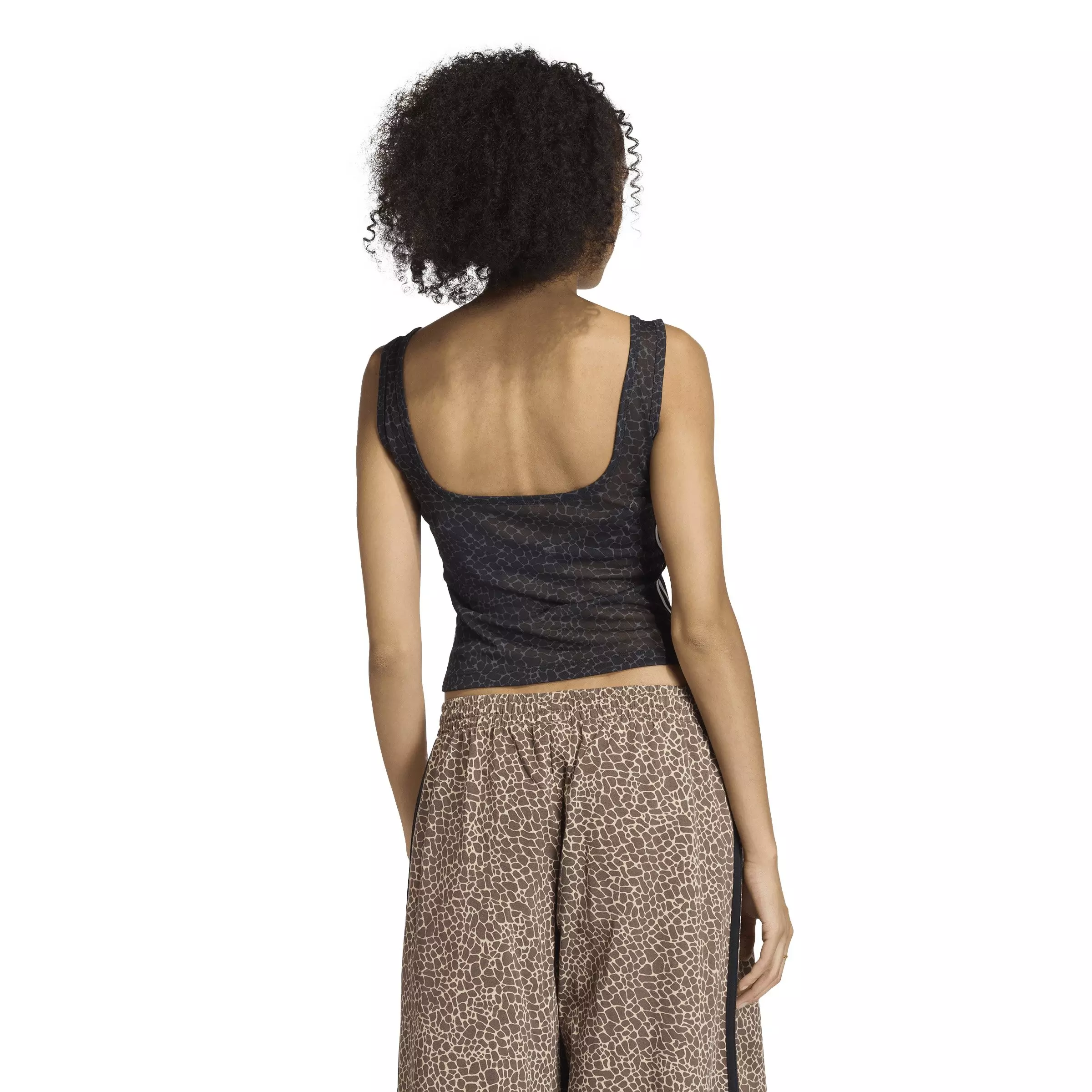 adidas Originals Women's AOP Tank Top - Black/Grey - BLACK/GREY