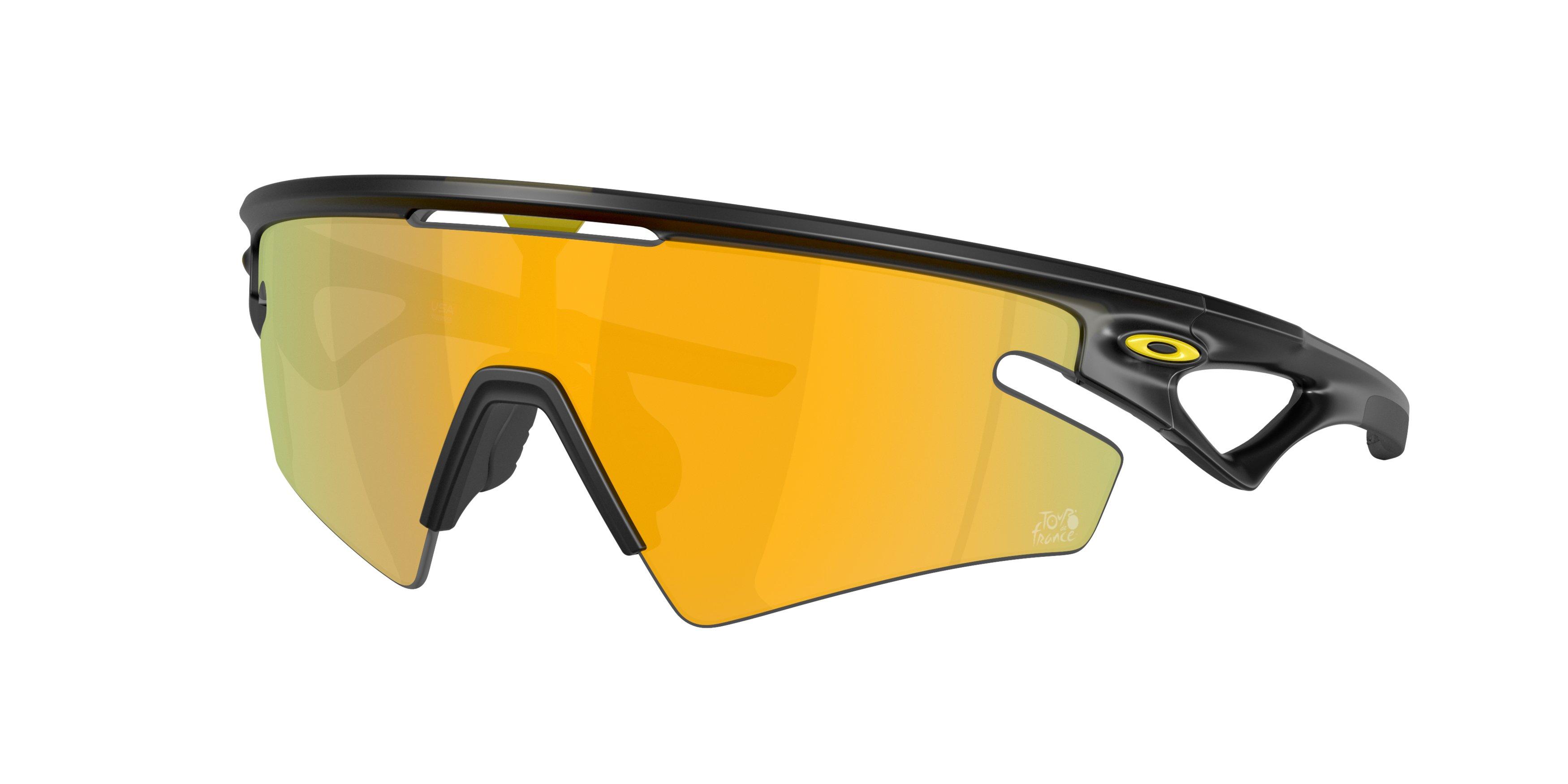 Oakley Sphaera Slash Prizm 24K Polarized Sunglasses - Matte Black - BLACK/GOLD Thumbnail View 1