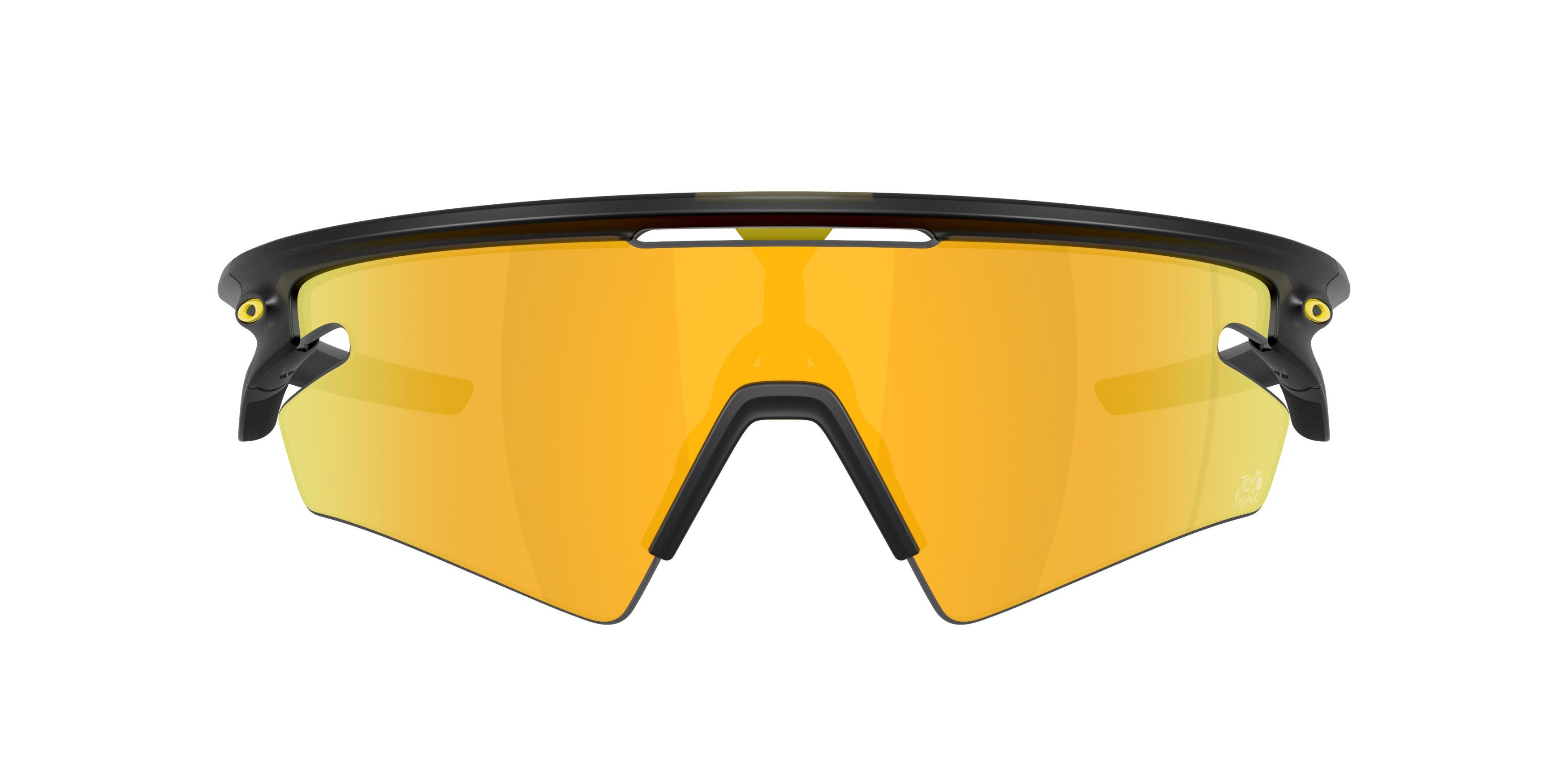 Oakley Sphaera Slash Prizm 24K Polarized Sunglasses - Matte Black - BLACK/GOLD Thumbnail View 3