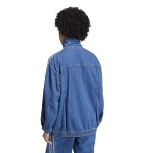 adidas Originals Women's Firebird Adilenium Medium Blue Denim Track Jacket