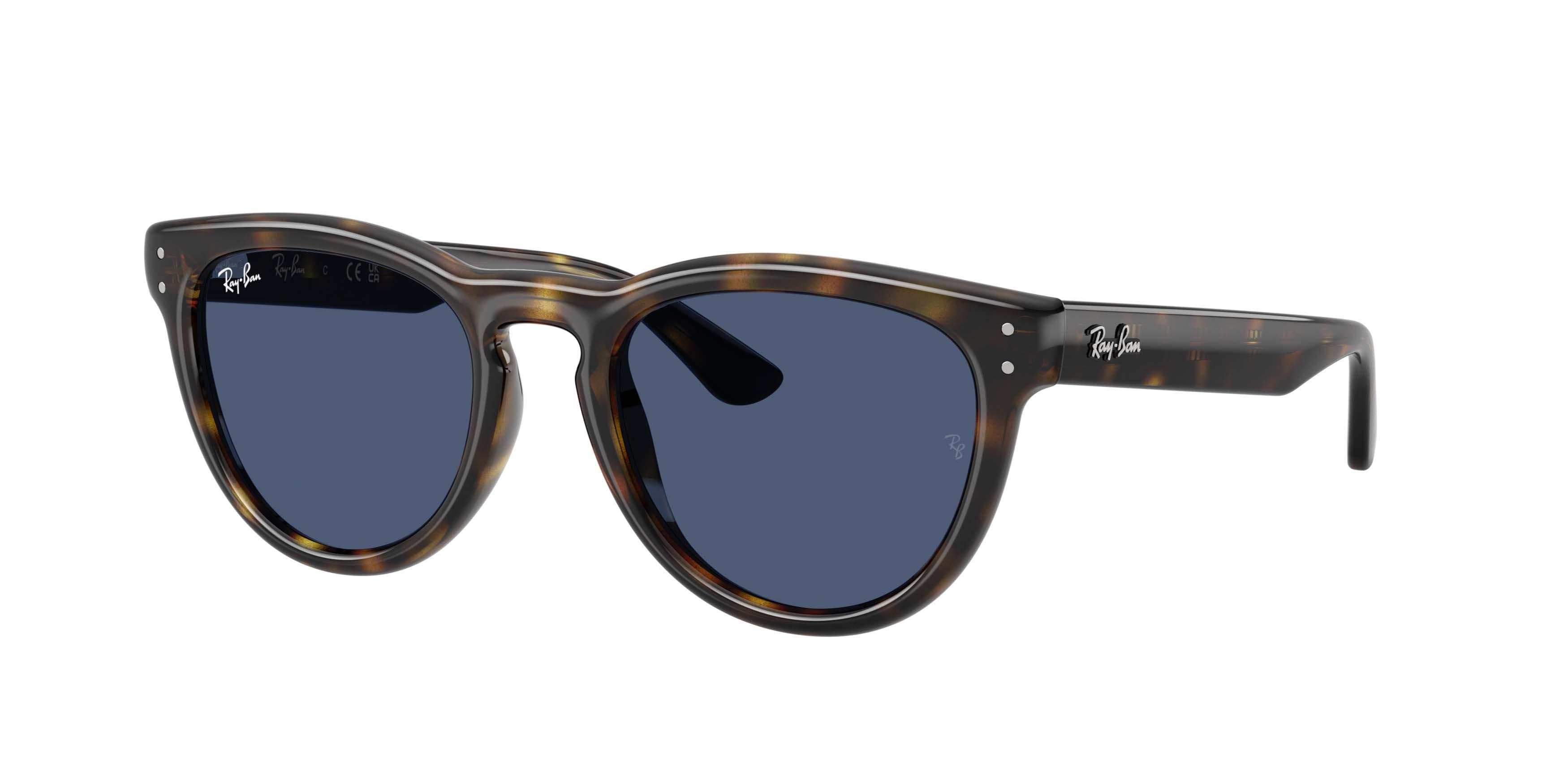 Ray-Ban RB2237 Blue Sunglasses - Havana - BROWN