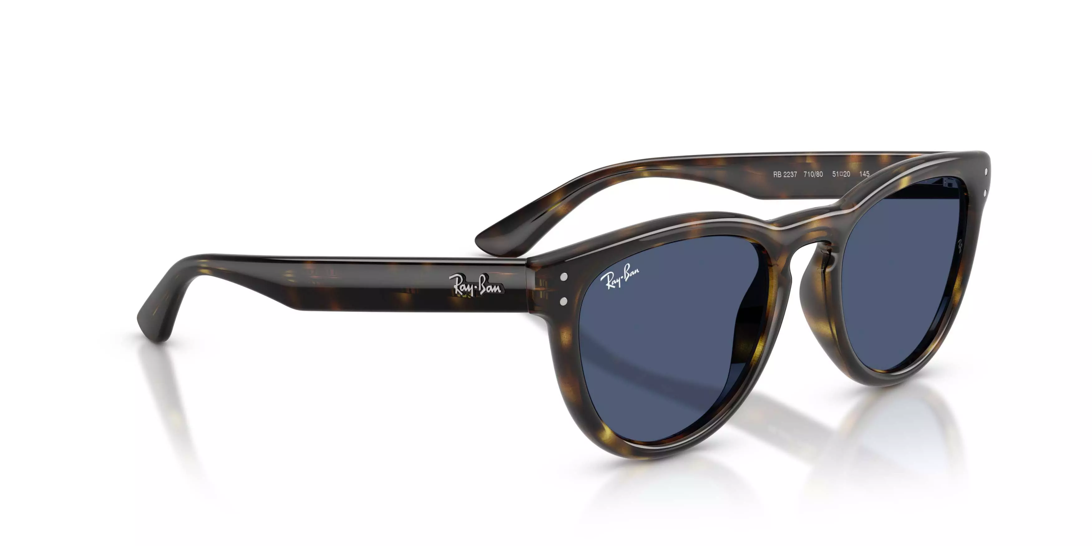 Ray-Ban RB2237 Blue Sunglasses - Havana - BROWN
