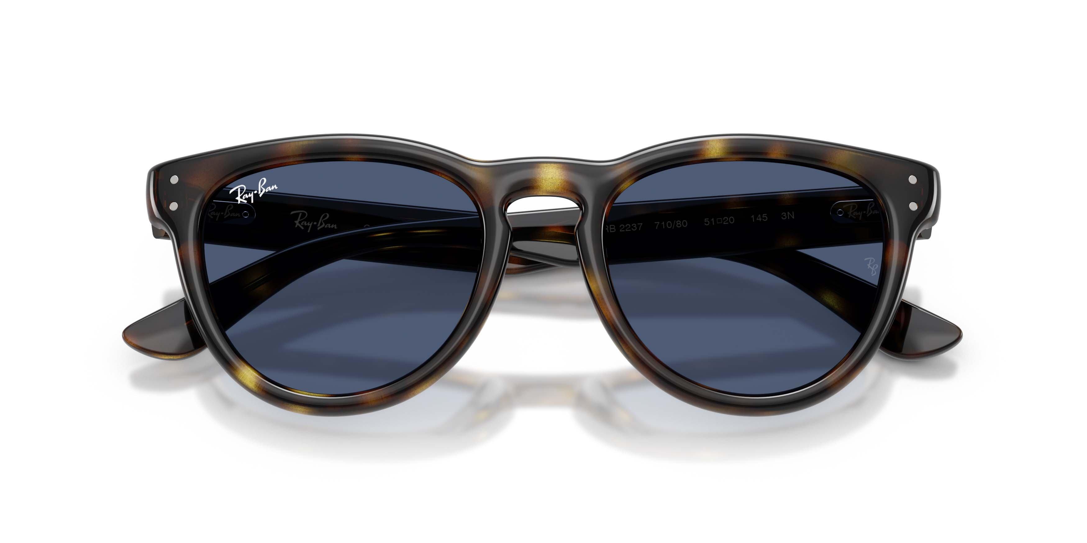 Ray-Ban RB2237 Blue Sunglasses - Havana - BROWN