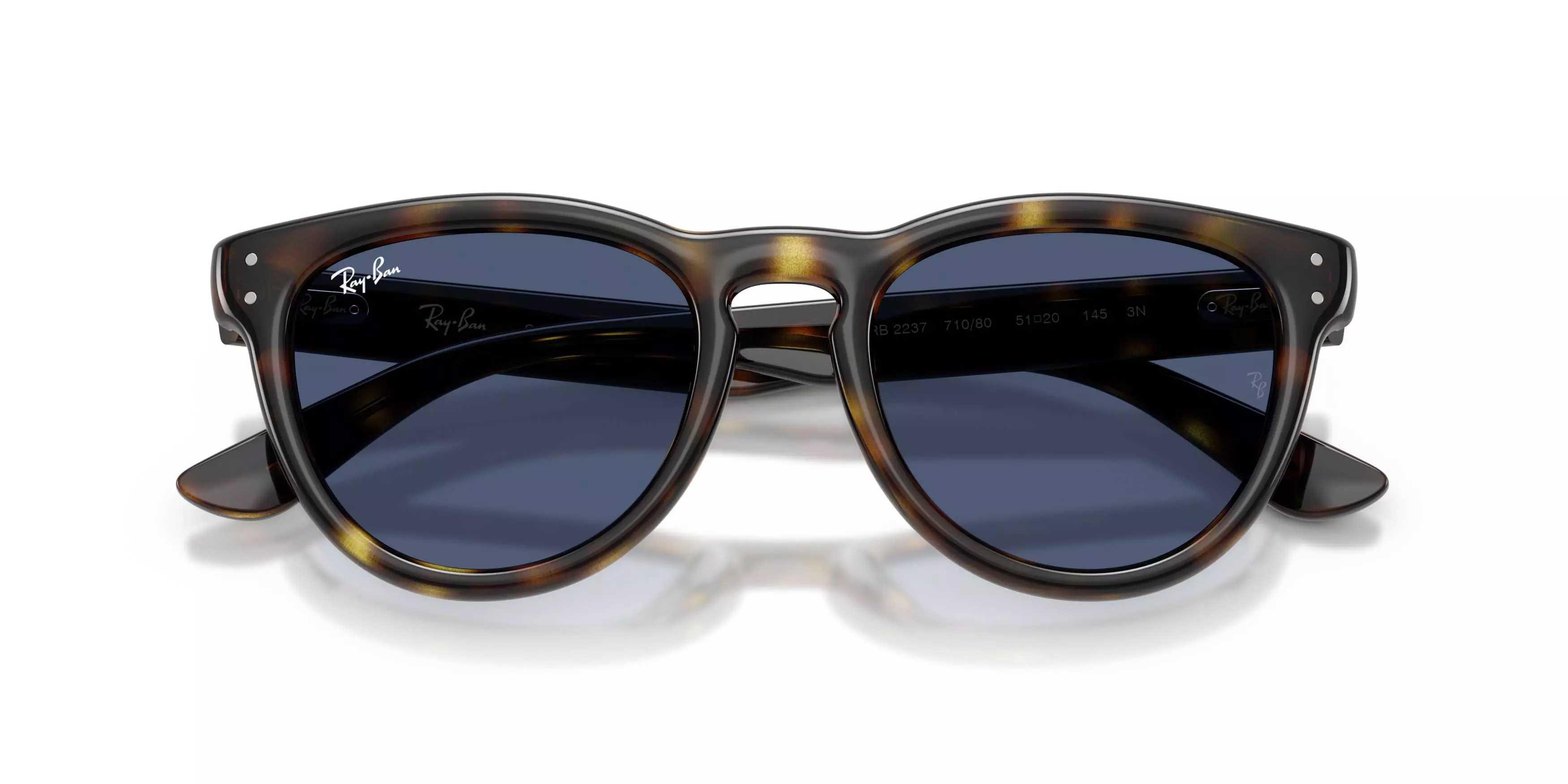 Ray-Ban RB2237 Blue Sunglasses - Havana - BROWN