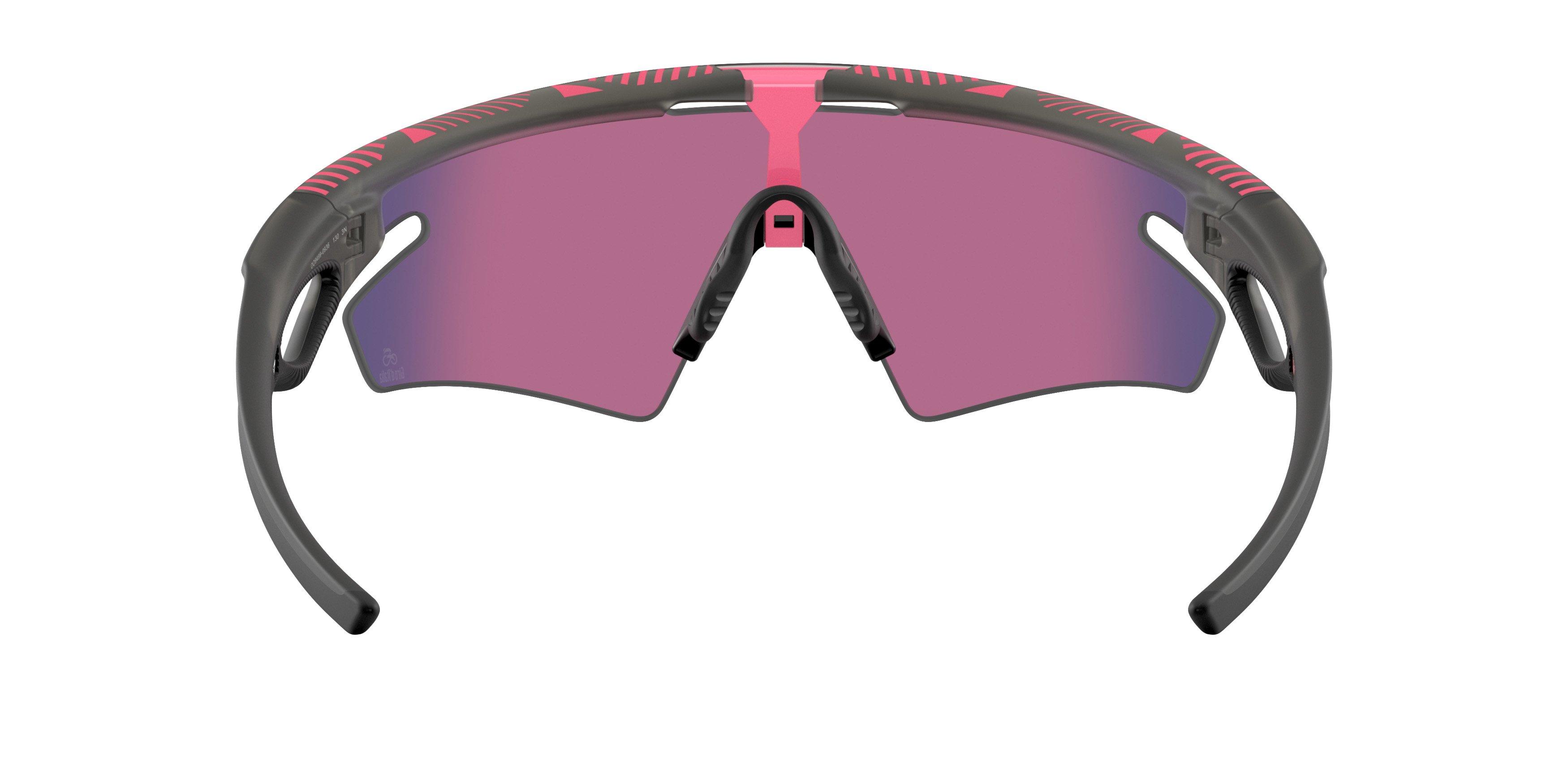 Oakley Sphaera Slash Prizm Road Sunglasses - Grey Smoke - GREY/RED Thumbnail View 2